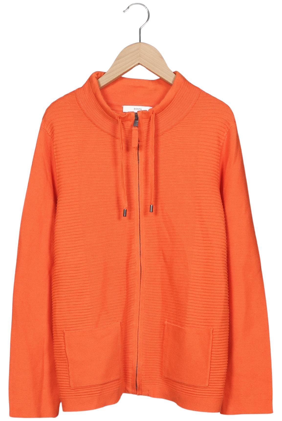 

Bonita Damen Strickjacke, orange, Gr. 38