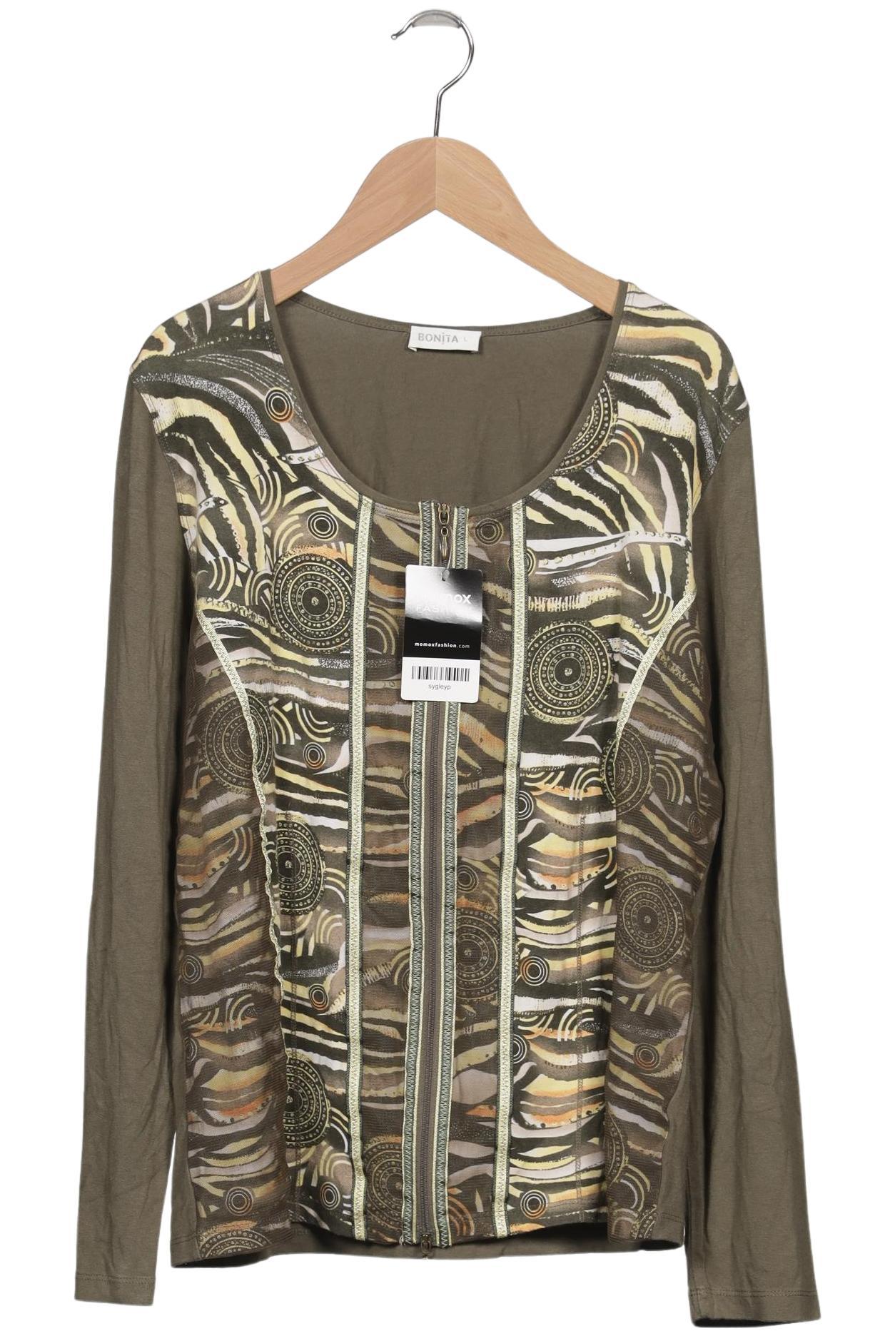 

Bonita Damen Strickjacke, grün, Gr. 42