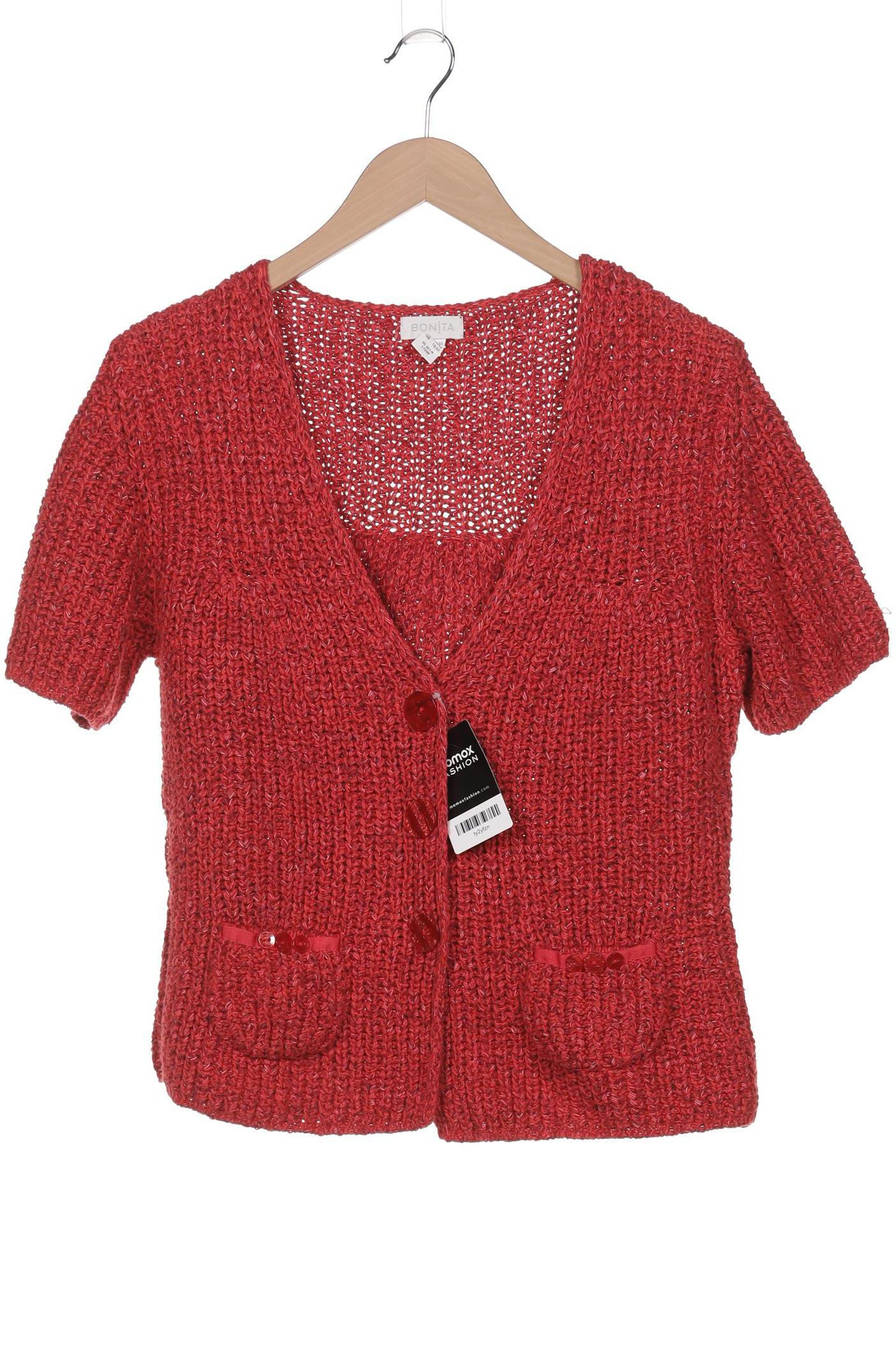 

Bonita Damen Strickjacke, rot, Gr. 44