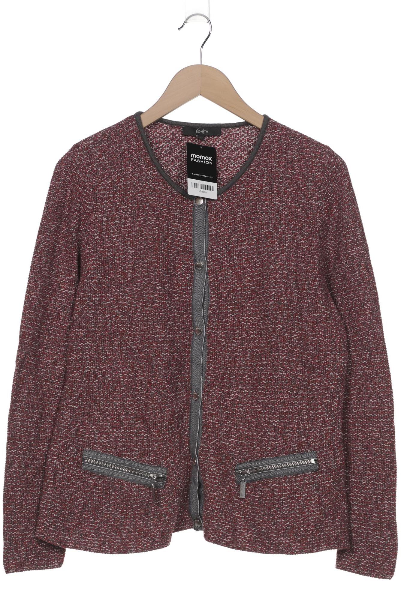 

Bonita Damen Strickjacke, bordeaux, Gr. 42