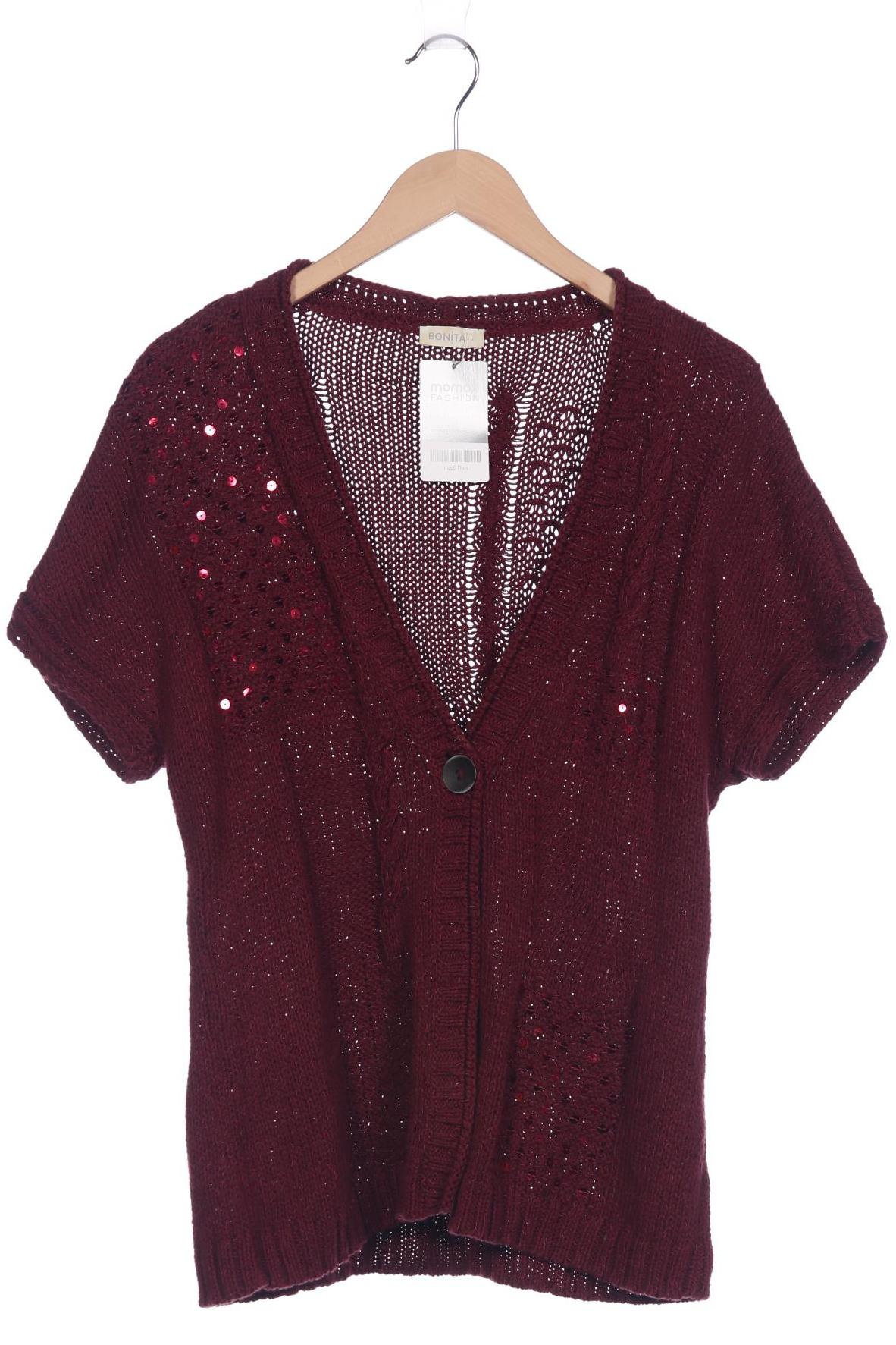 

Bonita Damen Strickjacke, bordeaux, Gr. 42