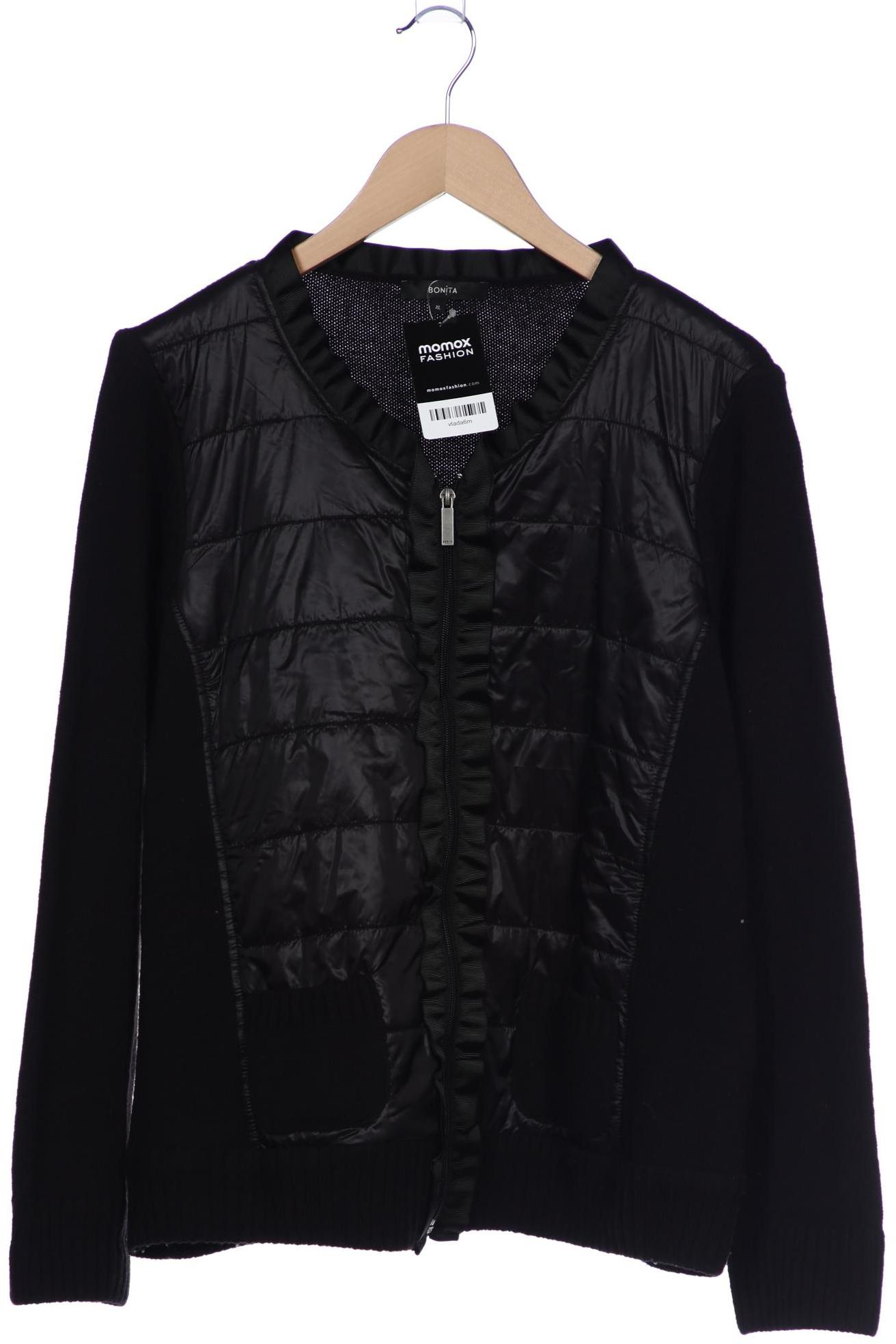 

Bonita Damen Strickjacke, schwarz, Gr. 44