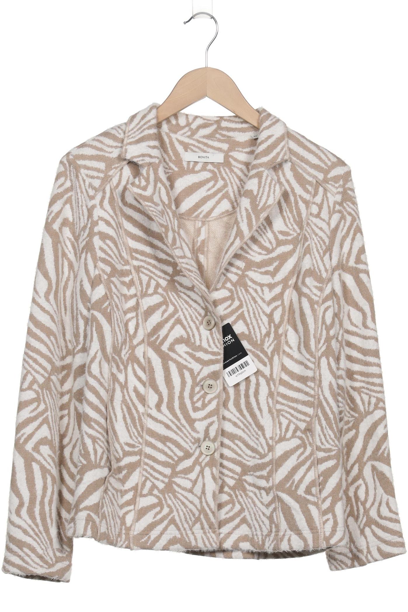 

Bonita Damen Strickjacke, beige, Gr. 42