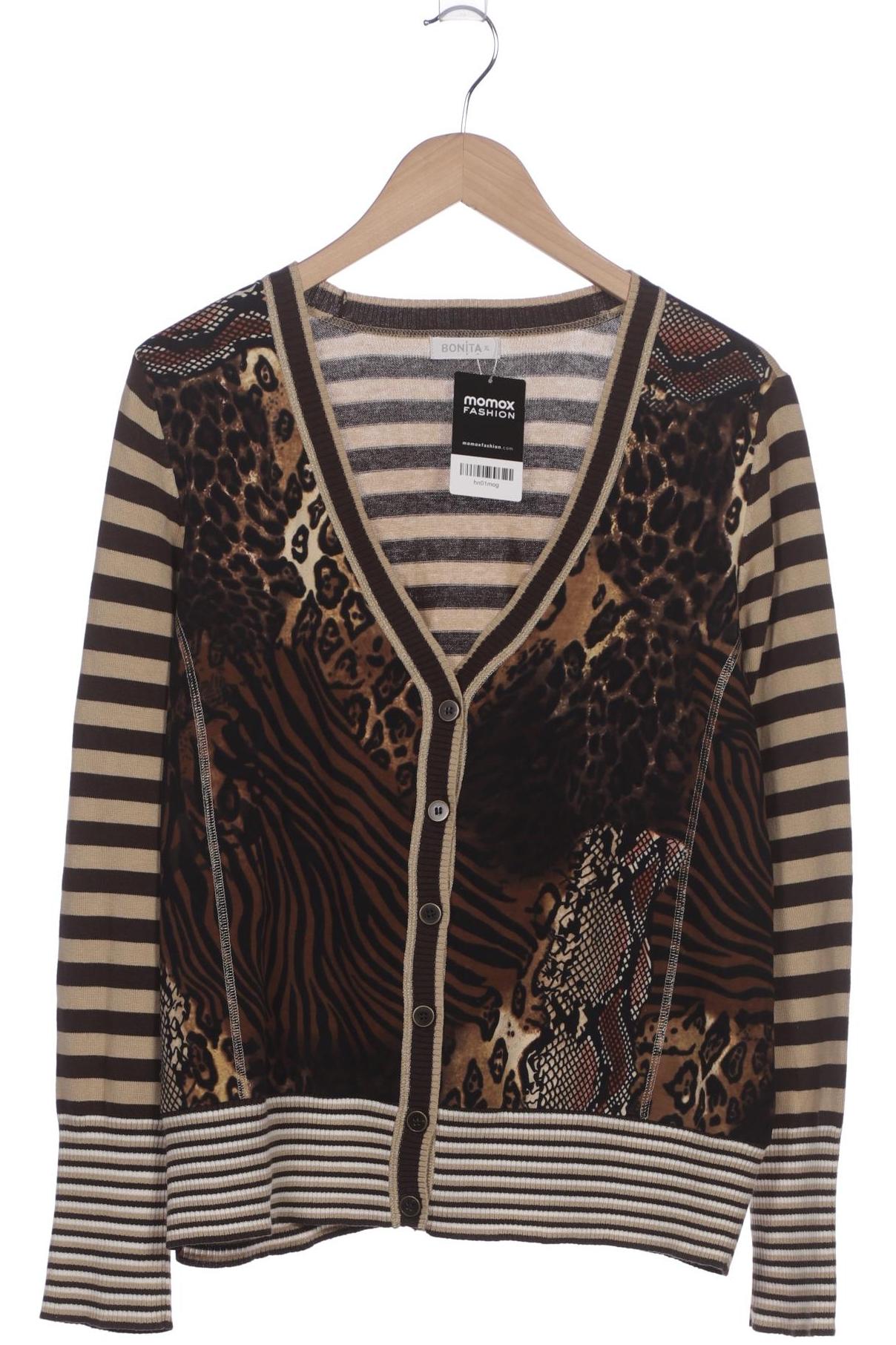 

Bonita Damen Strickjacke, braun, Gr. 44