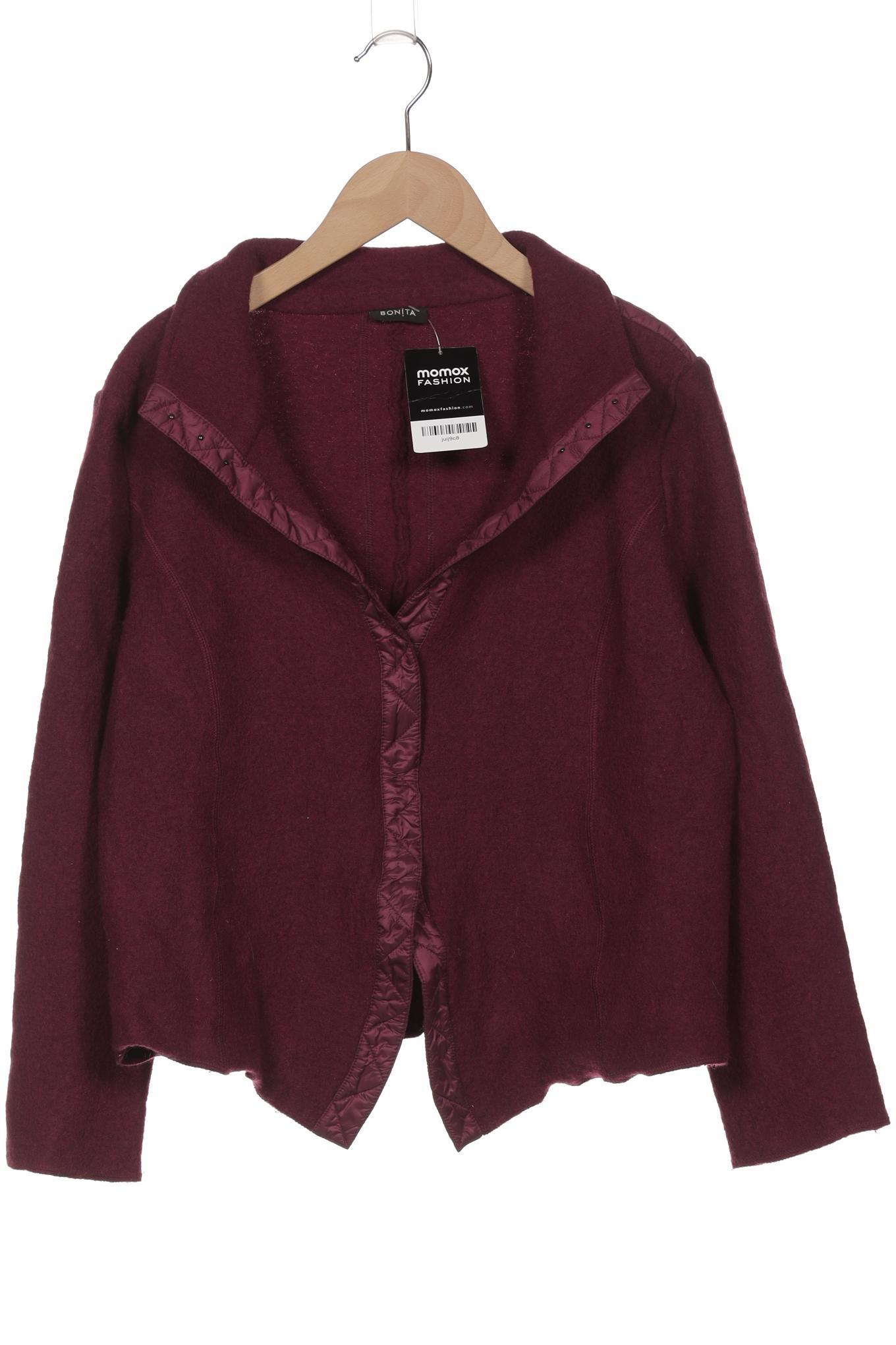 

Bonita Damen Strickjacke, bordeaux, Gr. 44
