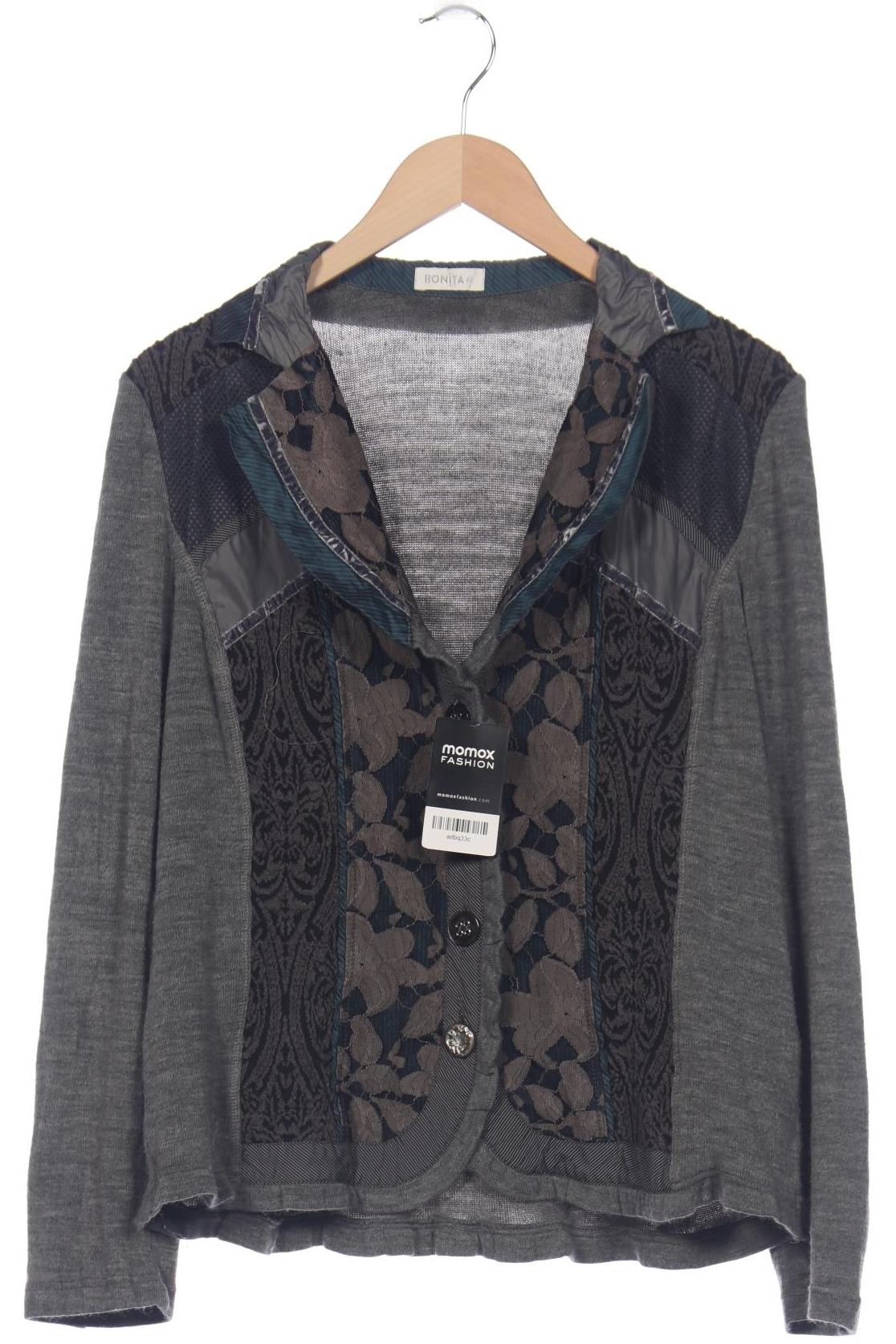 

Bonita Damen Strickjacke, grau, Gr. 42
