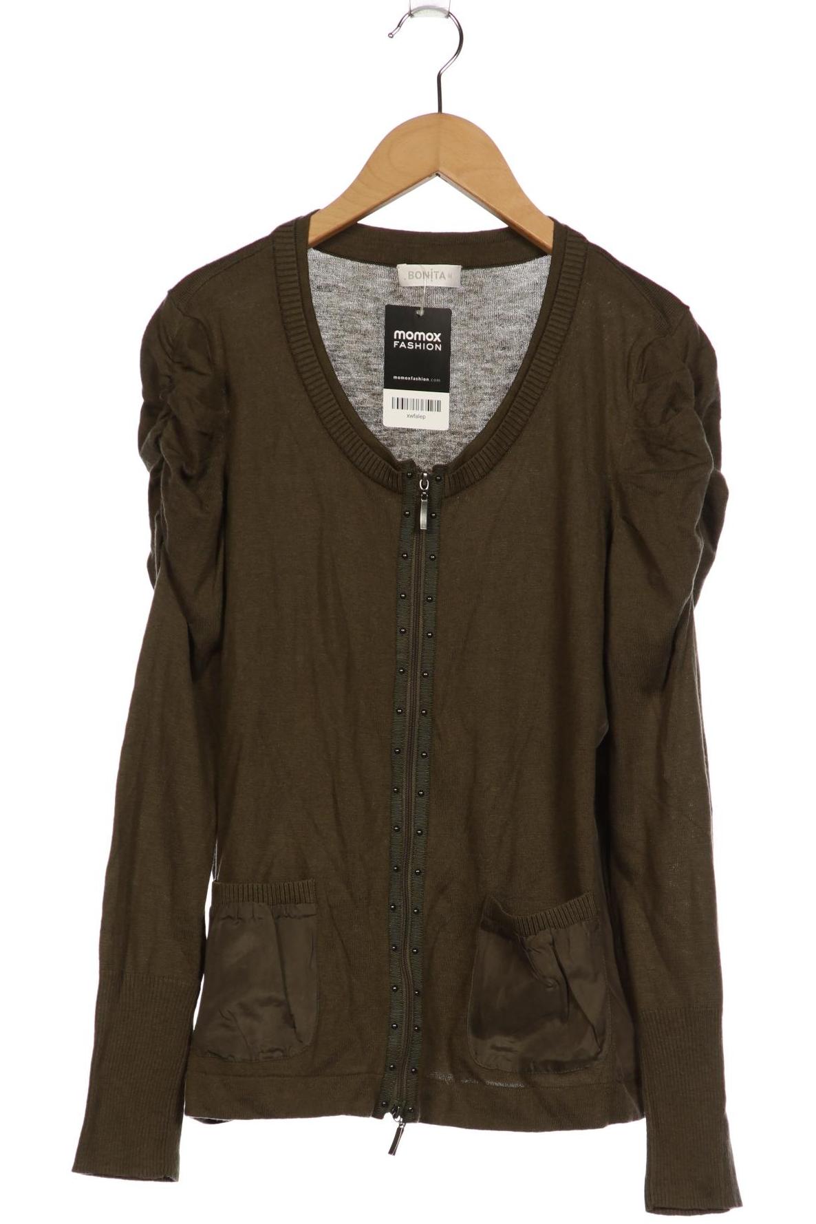 

Bonita Damen Strickjacke, grün, Gr. 38