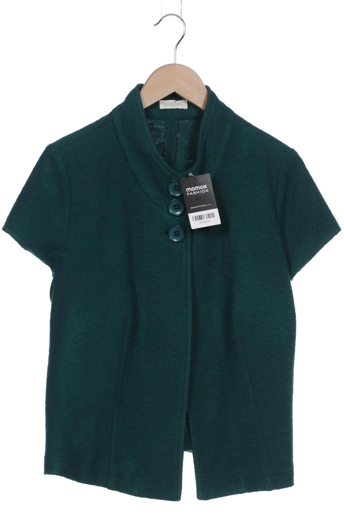 

Bonita Damen Strickjacke, grün, Gr. 44