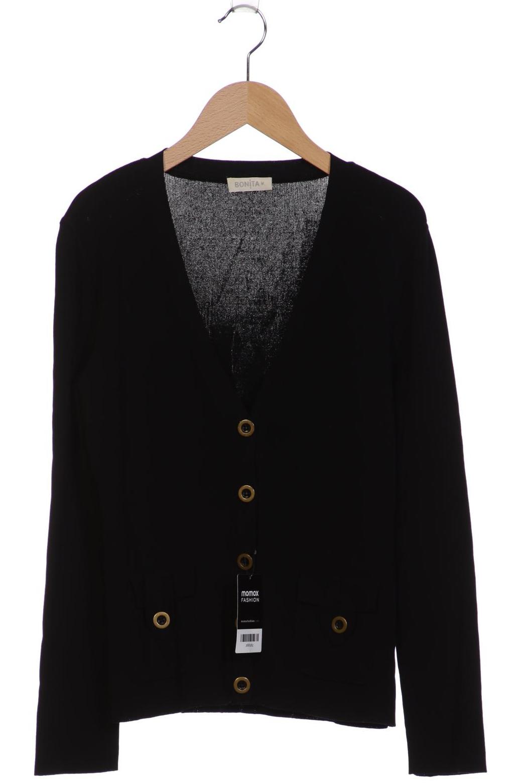 

Bonita Damen Strickjacke, schwarz, Gr. 38