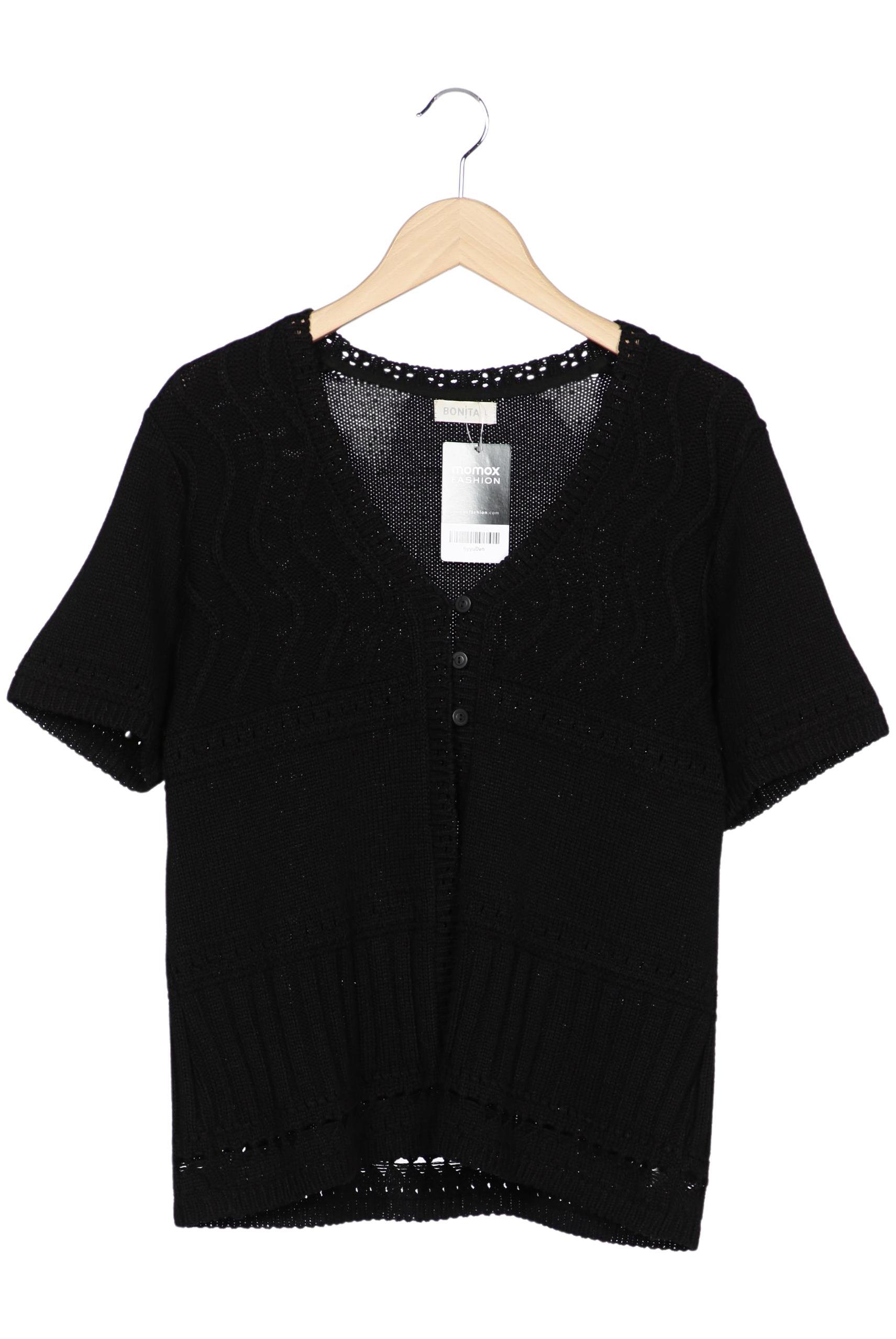 

Bonita Damen Strickjacke, schwarz, Gr. 42