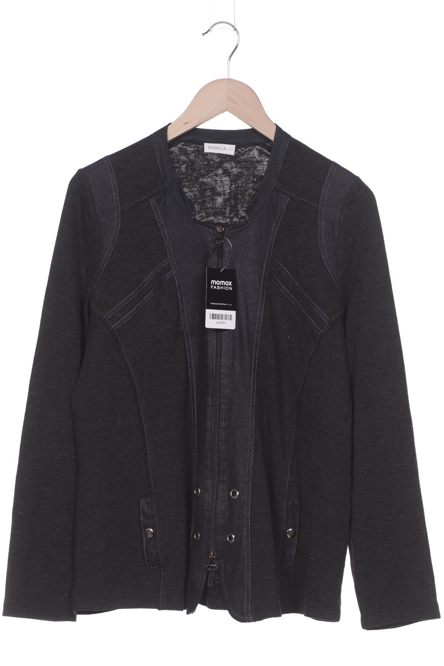 

Bonita Damen Strickjacke, schwarz, Gr. 46