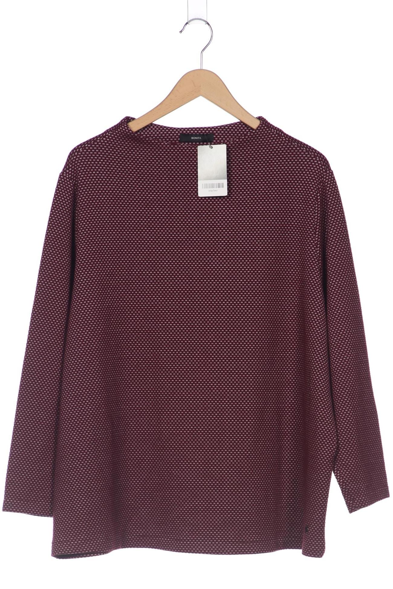 

Bonita Damen Sweatshirt, bordeaux, Gr. 46