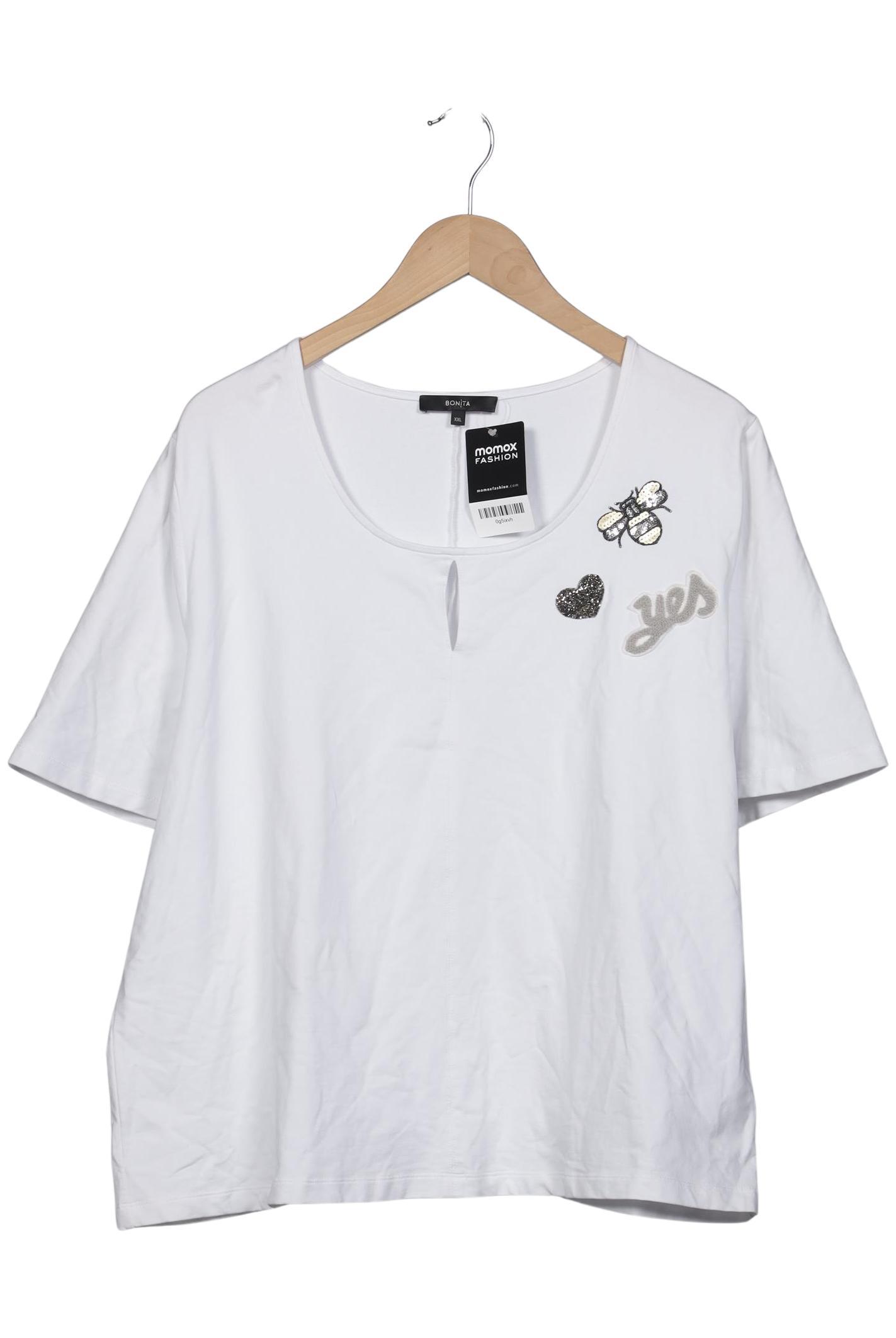 

Bonita Damen T-Shirt, weiß, Gr. 46