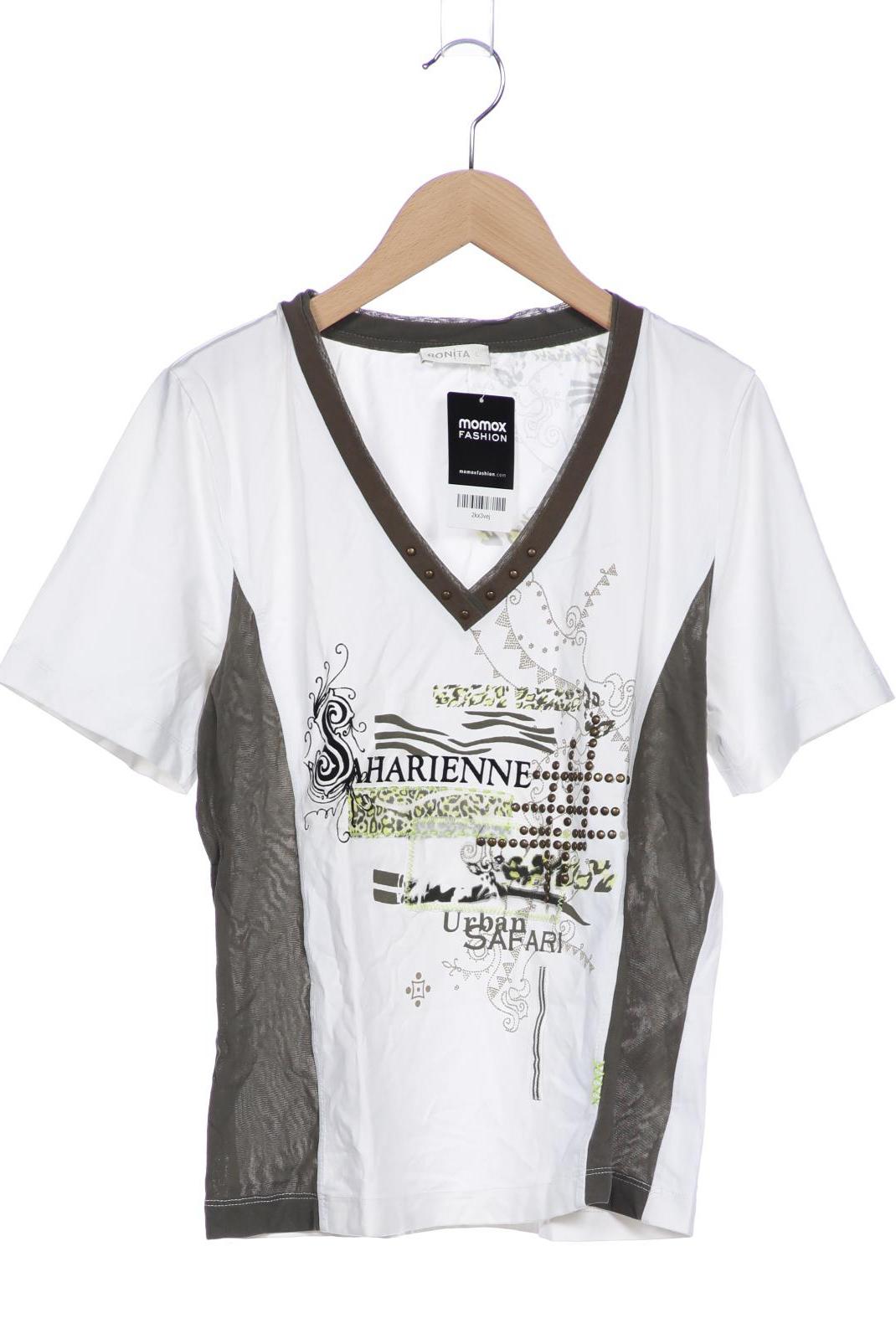 

Bonita Damen T-Shirt, cremeweiß, Gr. 42
