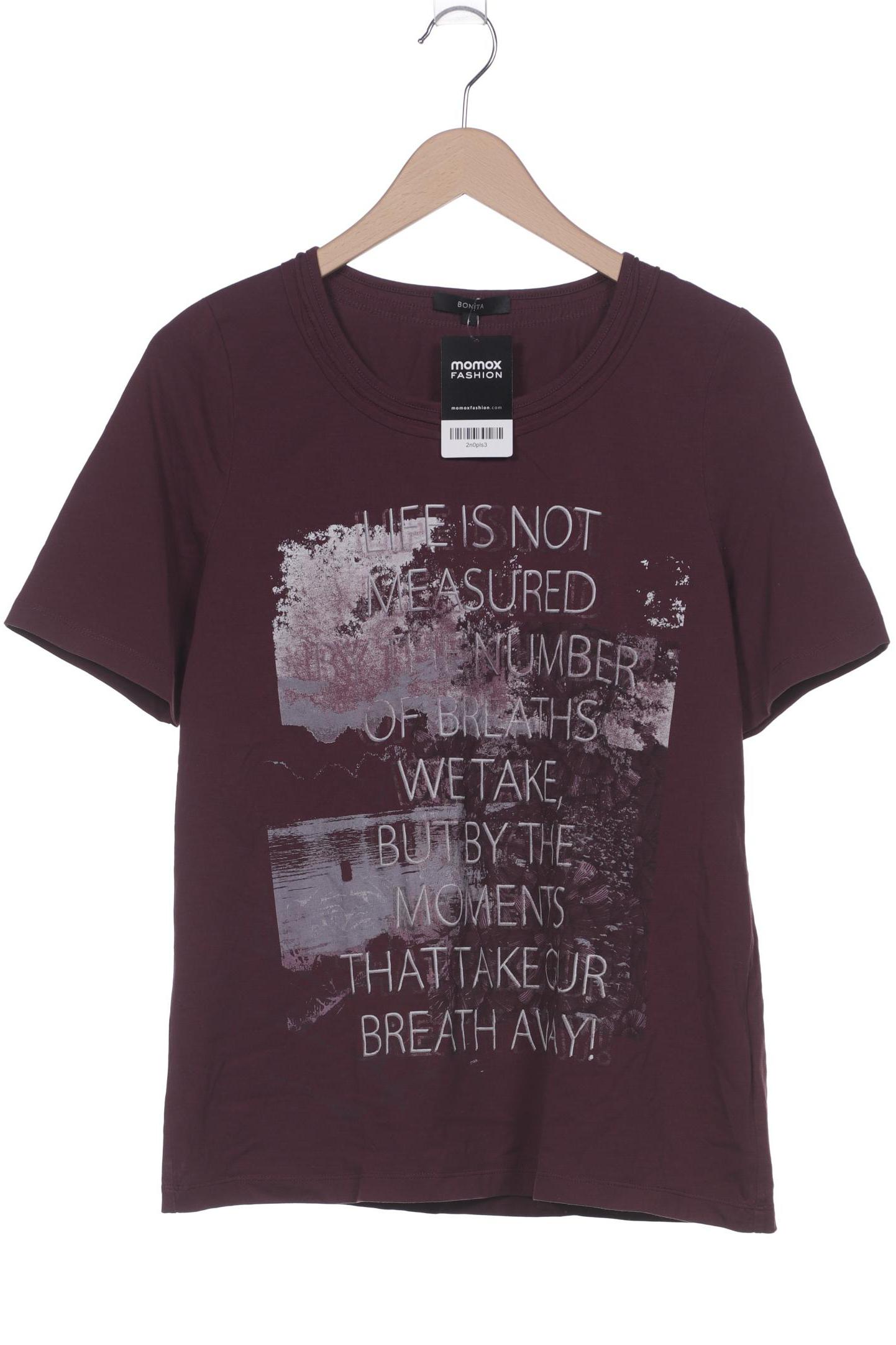

Bonita Damen T-Shirt, bordeaux, Gr. 42