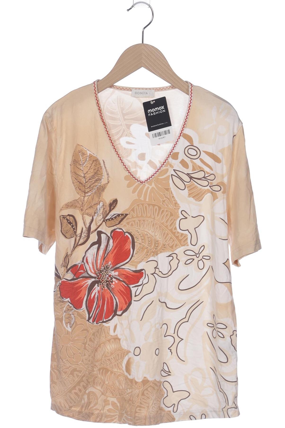 

Bonita Damen T-Shirt, beige, Gr. 42
