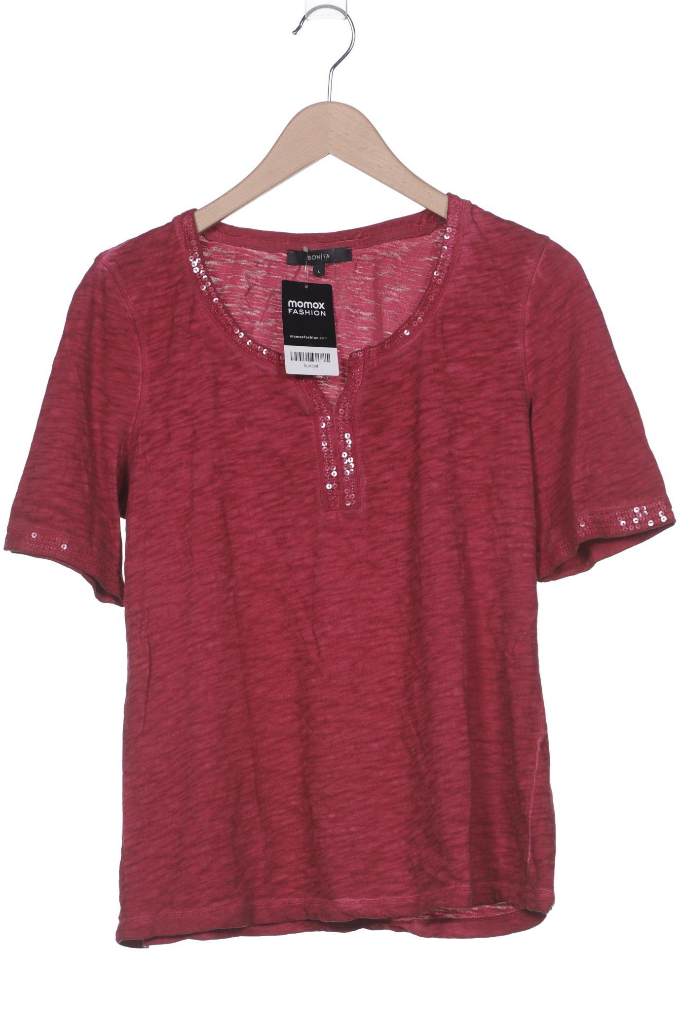 

Bonita Damen T-Shirt, bordeaux, Gr. 42