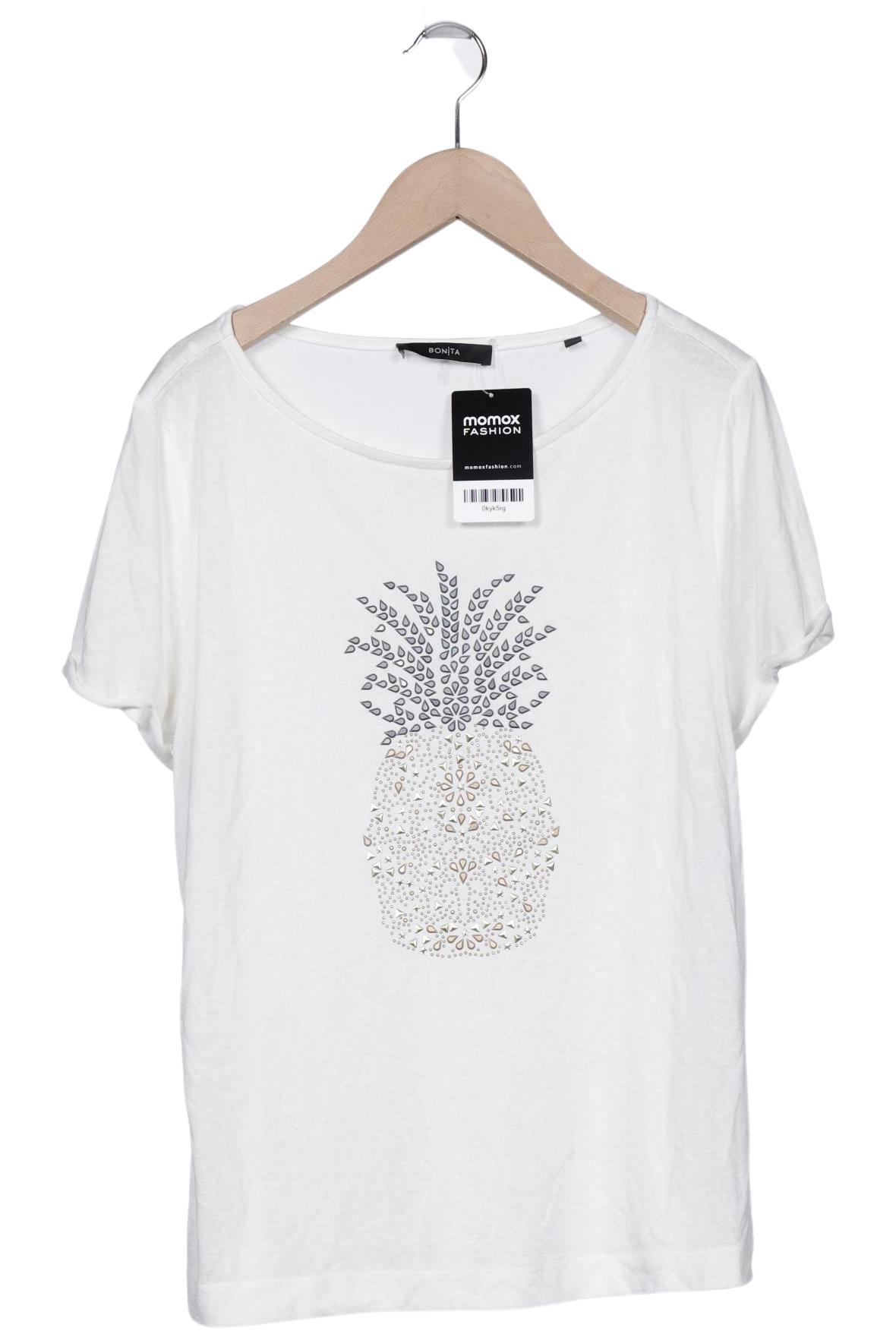 

Bonita Damen T-Shirt, cremeweiß, Gr. 38