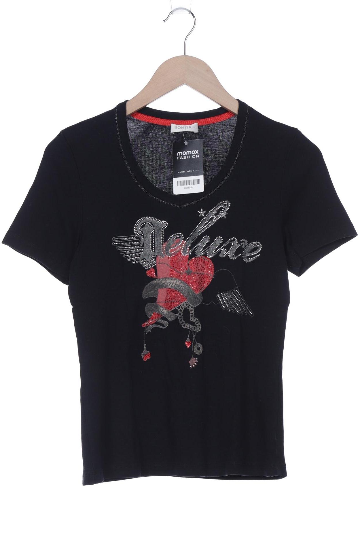 

Bonita Damen T-Shirt, schwarz, Gr. 36