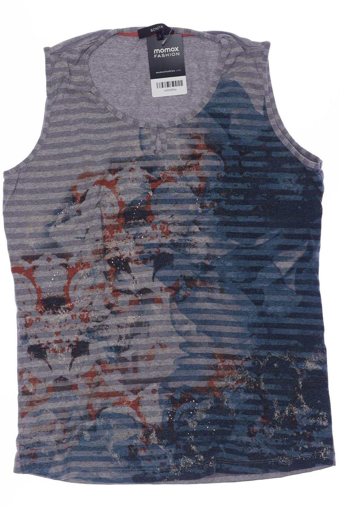 Thumbnail - Bonita Damen Top, grau, Gr. 42