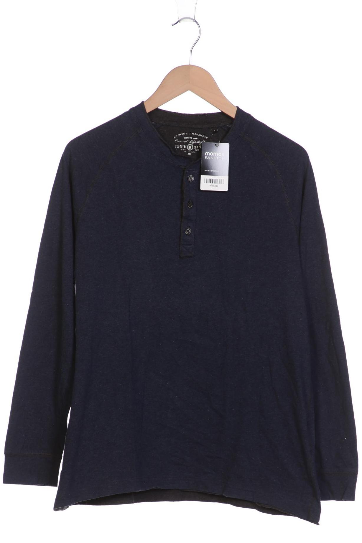 

Bonita men Herren Langarmshirt, marineblau, Gr. 52