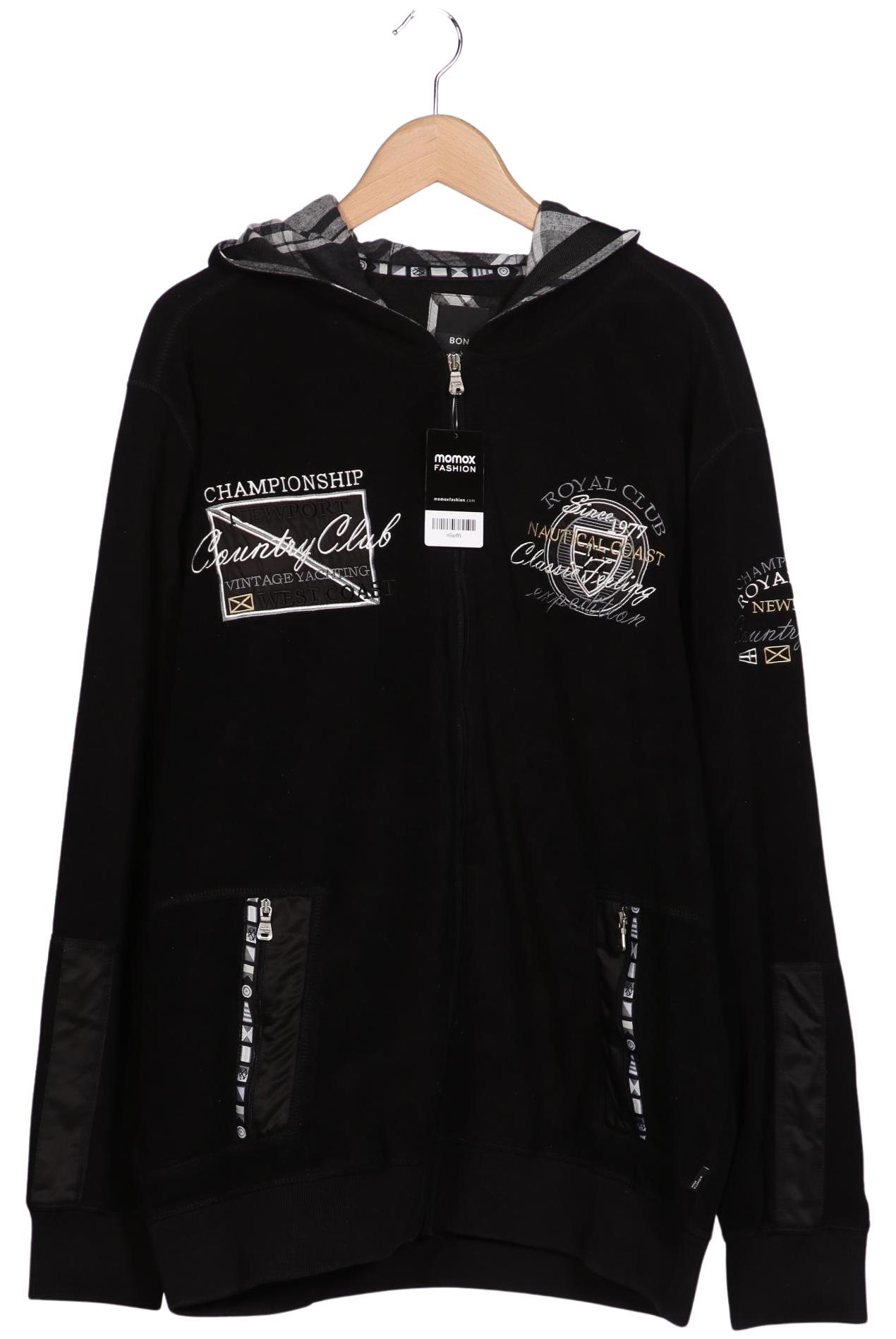 Thumbnail - Bonita men Herren Kapuzenpullover, schwarz, Gr. 56