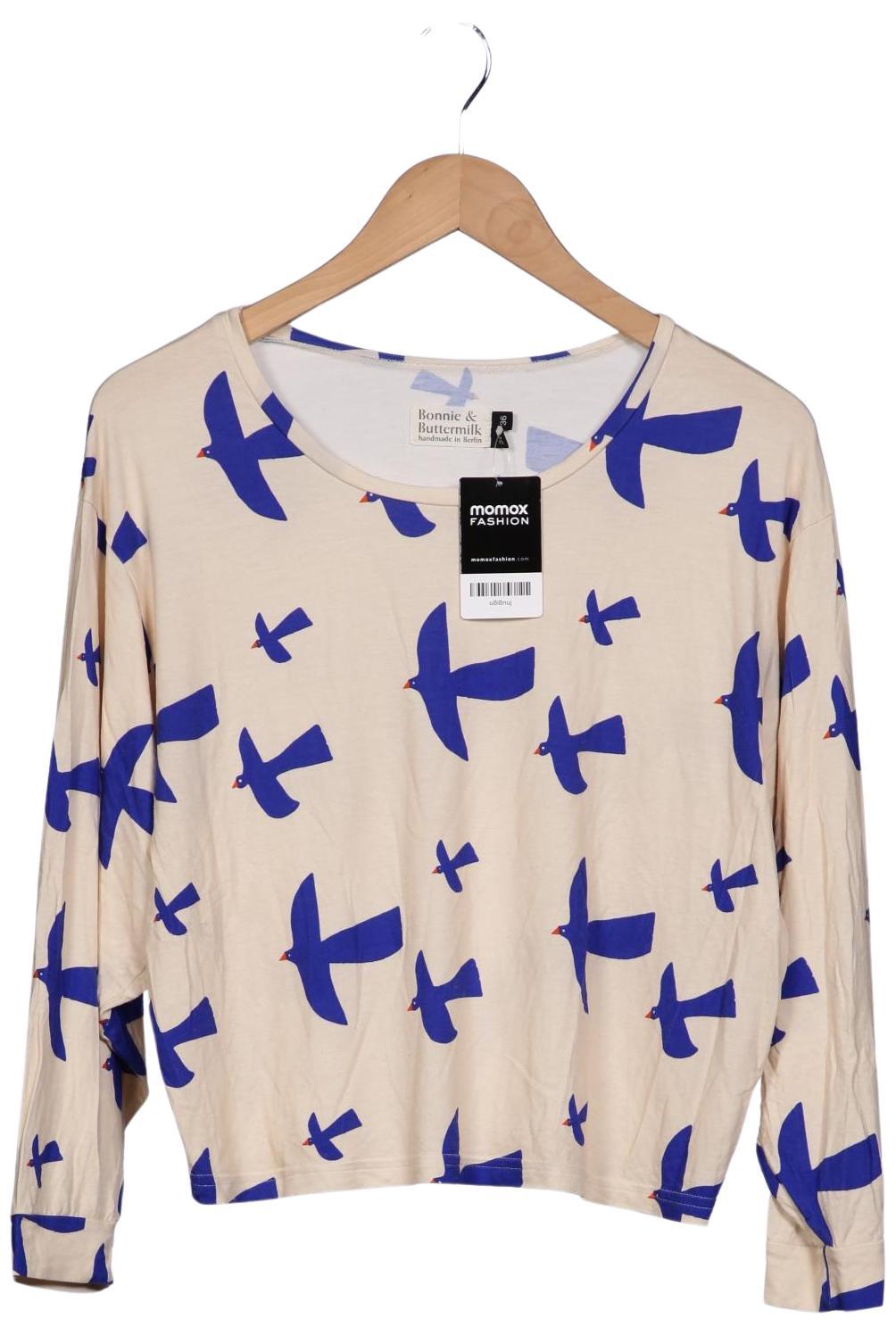 

Bonnie & Buttermilk Damen Langarmshirt, cremeweiß, Gr. 36