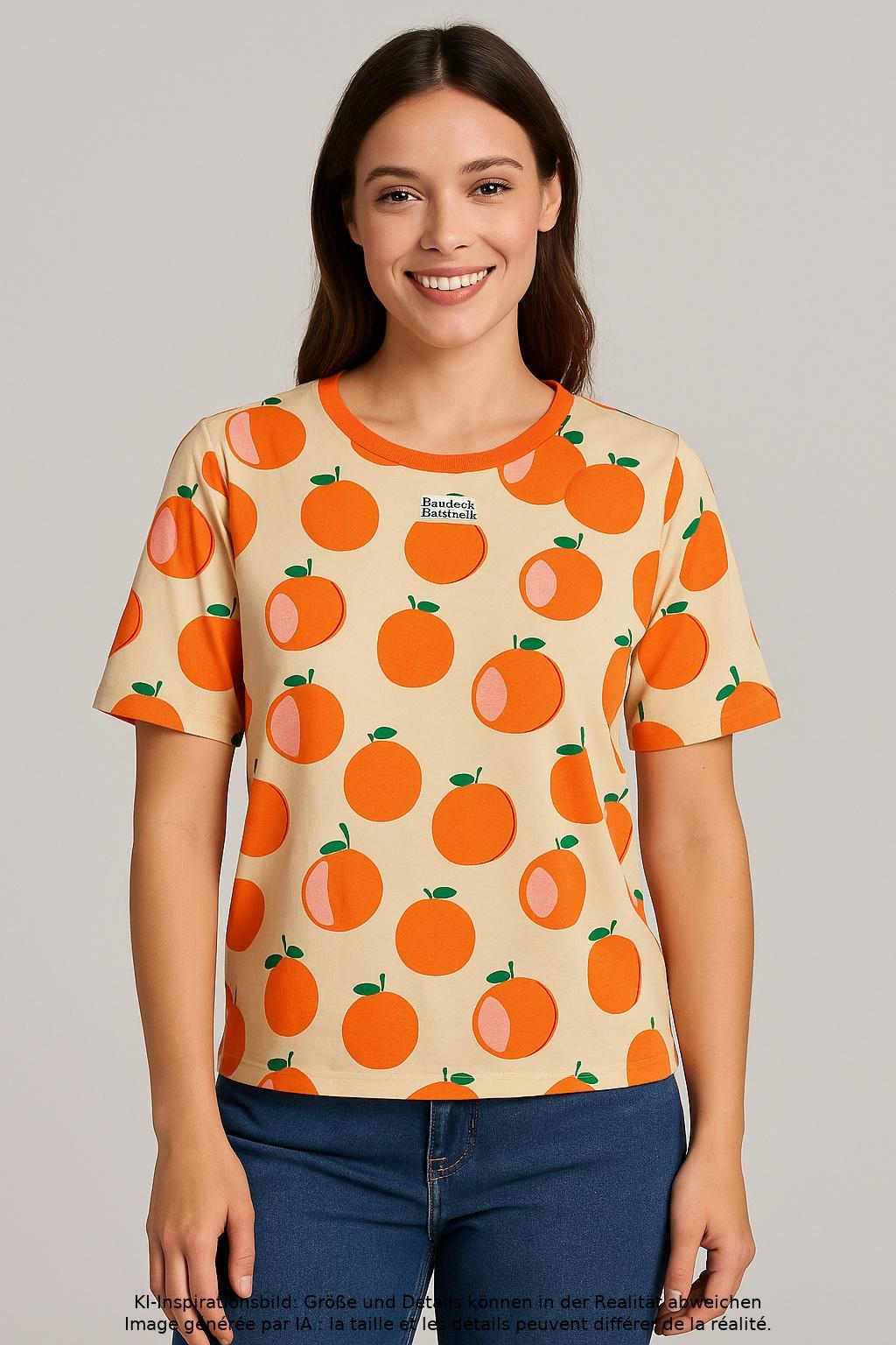 

Bonnie & Buttermilk Damen T-Shirt, beige, Gr. 36