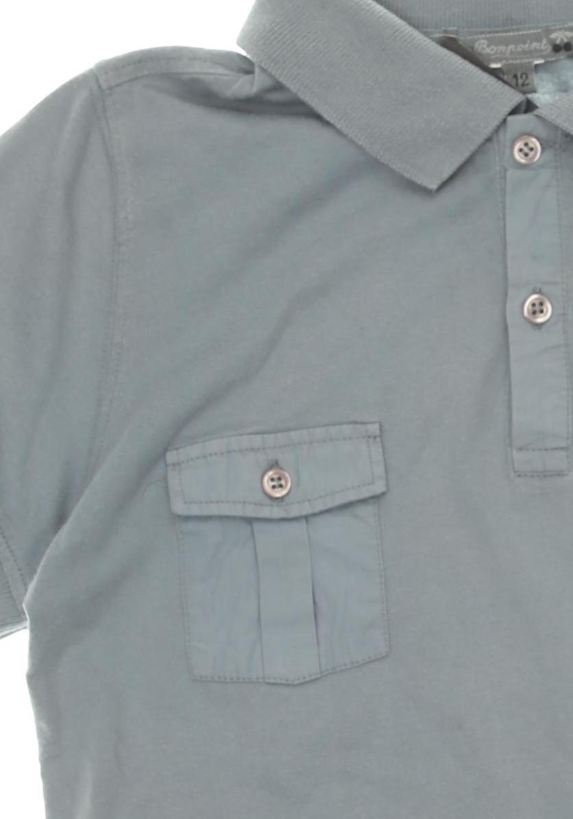 Thumbnail - Bonpoint Jungen Poloshirt, blau, Gr. 152