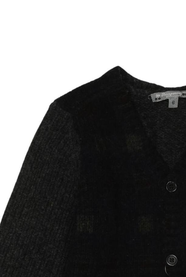 Thumbnail - Bonpoint Jungen Strickjacke, schwarz, Gr. 122