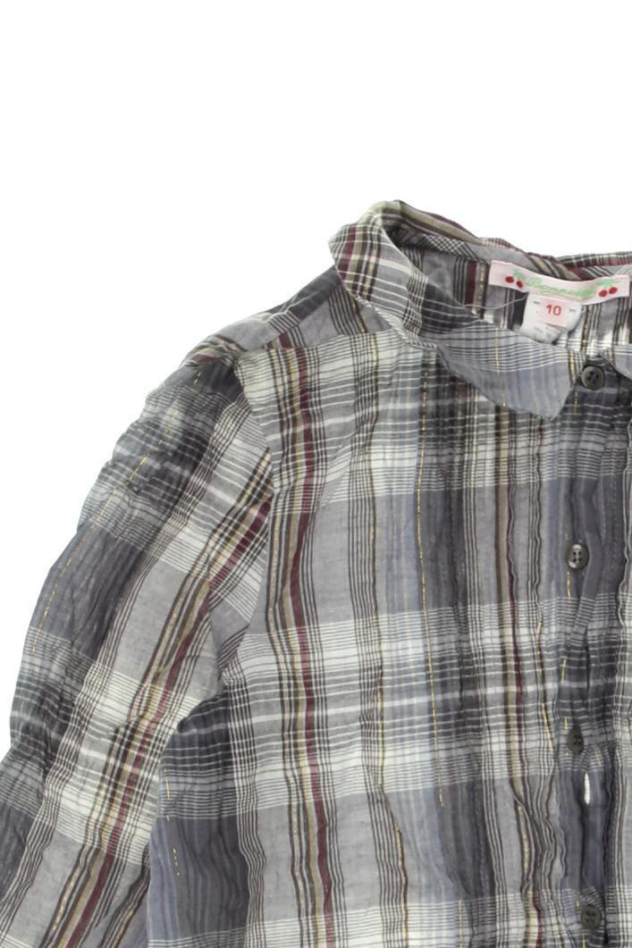 Thumbnail - Bonpoint Mädchen Bluse, grau, Gr.