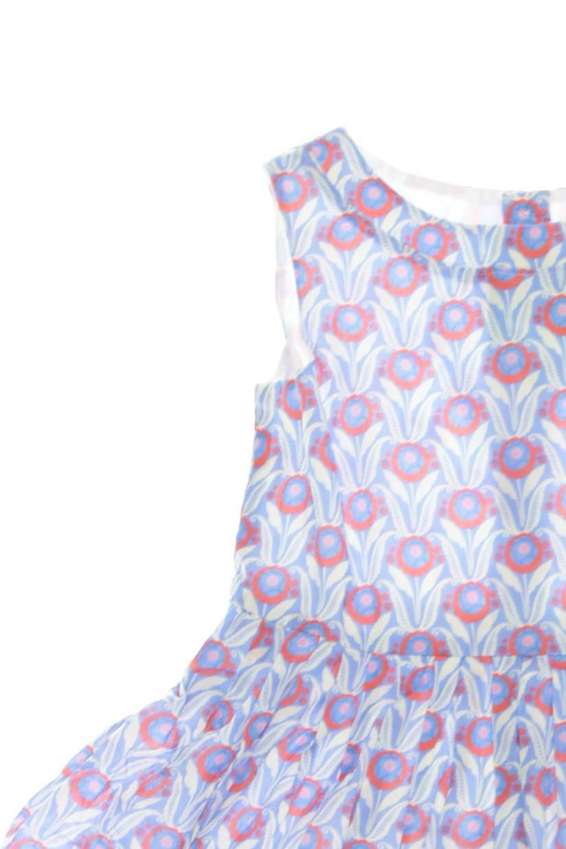 Thumbnail - Bonpoint Mädchen Kleid, blau, Gr. 128