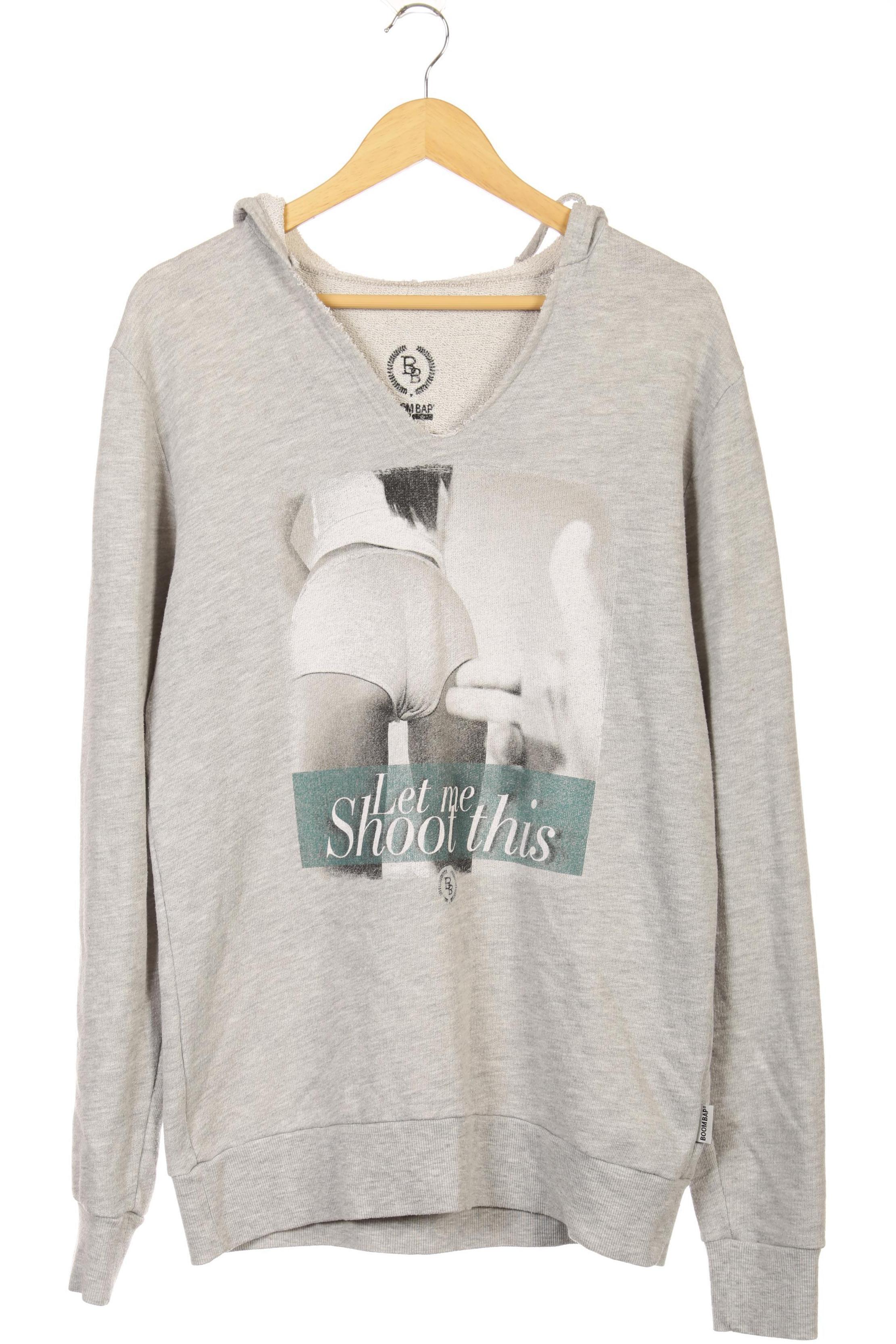 Thumbnail - Boom Bap Herren Kapuzenpullover, grau, Gr.