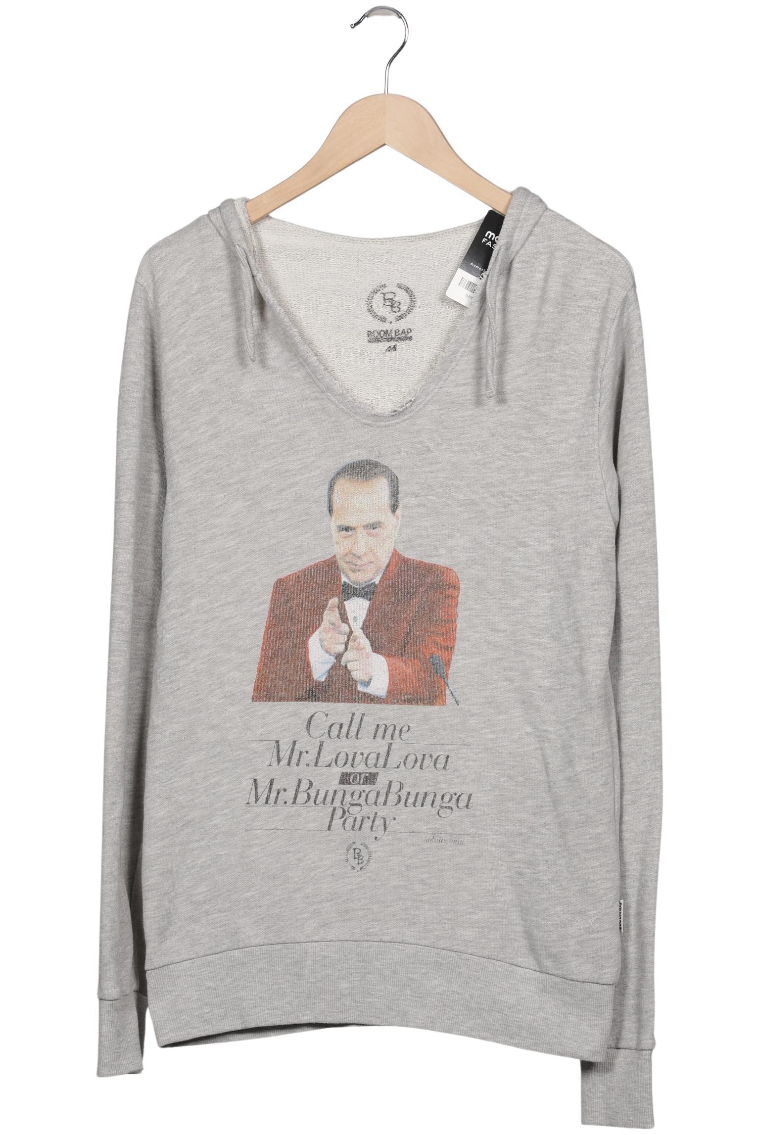 Thumbnail - Boom Bap Herren Kapuzenpullover, grau, Gr. 48