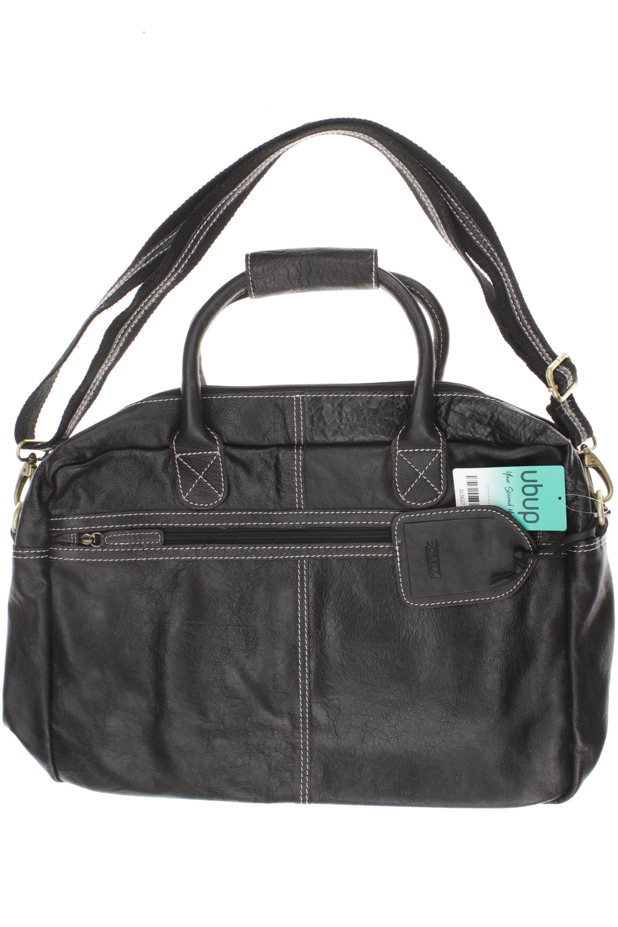 

Borelli Damen Handtasche, schwarz, Gr.