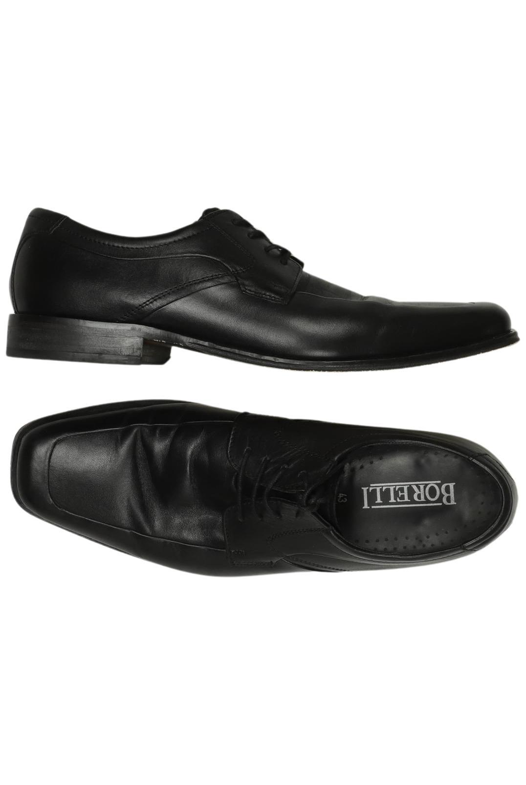 

Borelli Herren Halbschuh, schwarz, Gr. 43