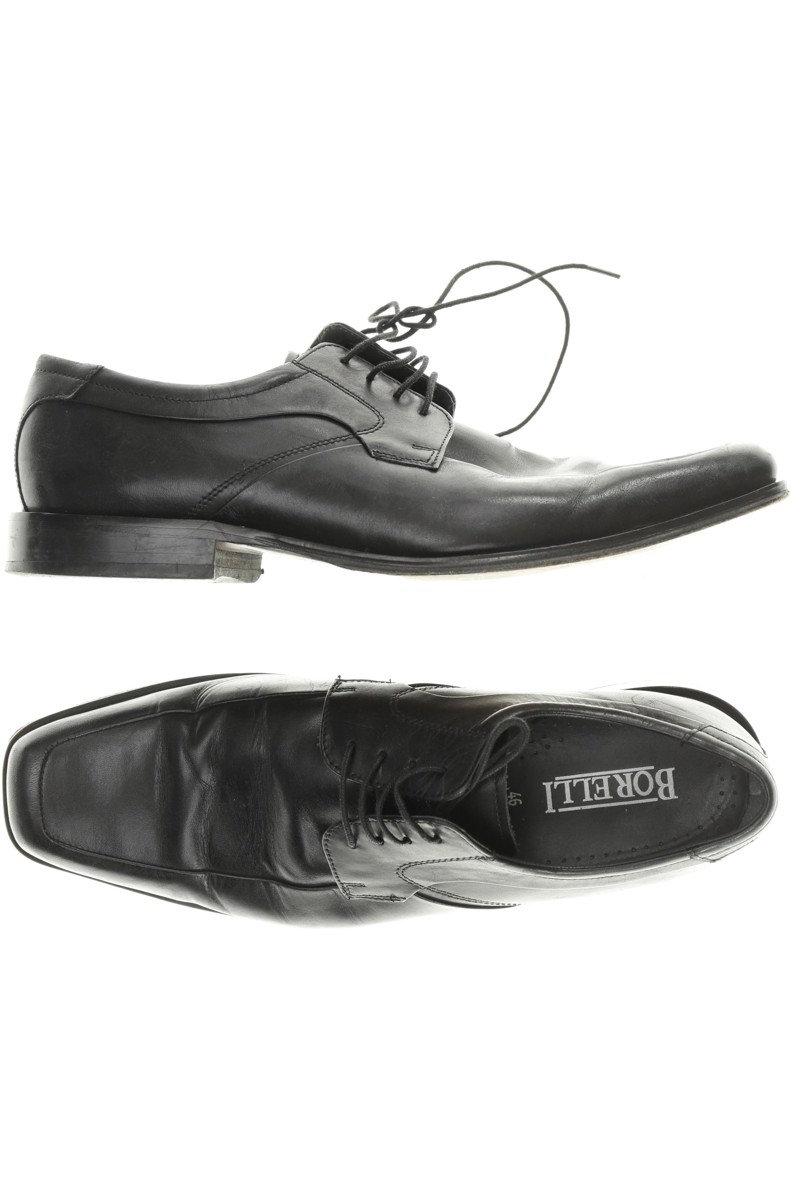 

Borelli Herren Halbschuh, schwarz, Gr. 46