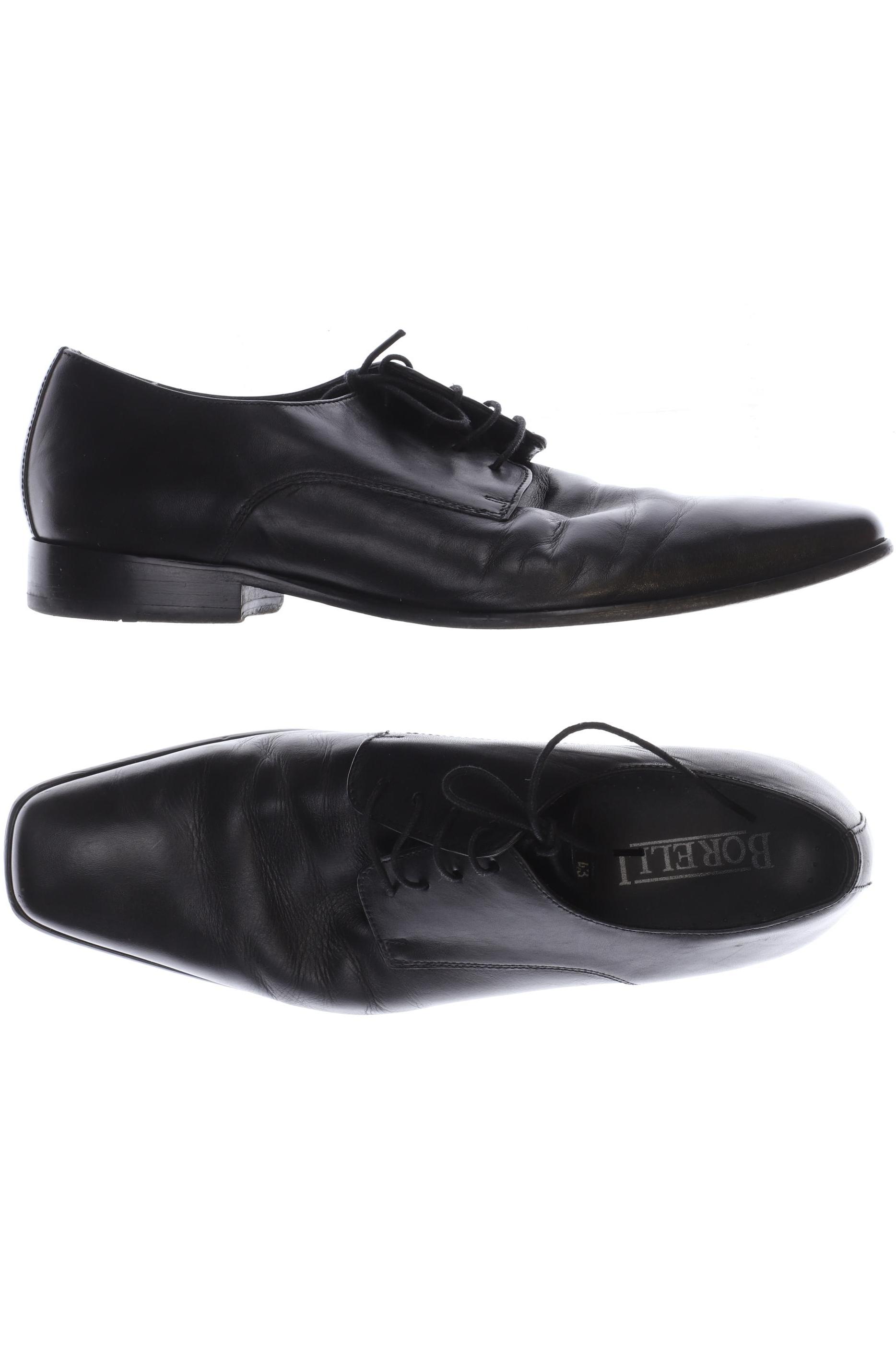 

Borelli Herren Halbschuh, schwarz, Gr. 43