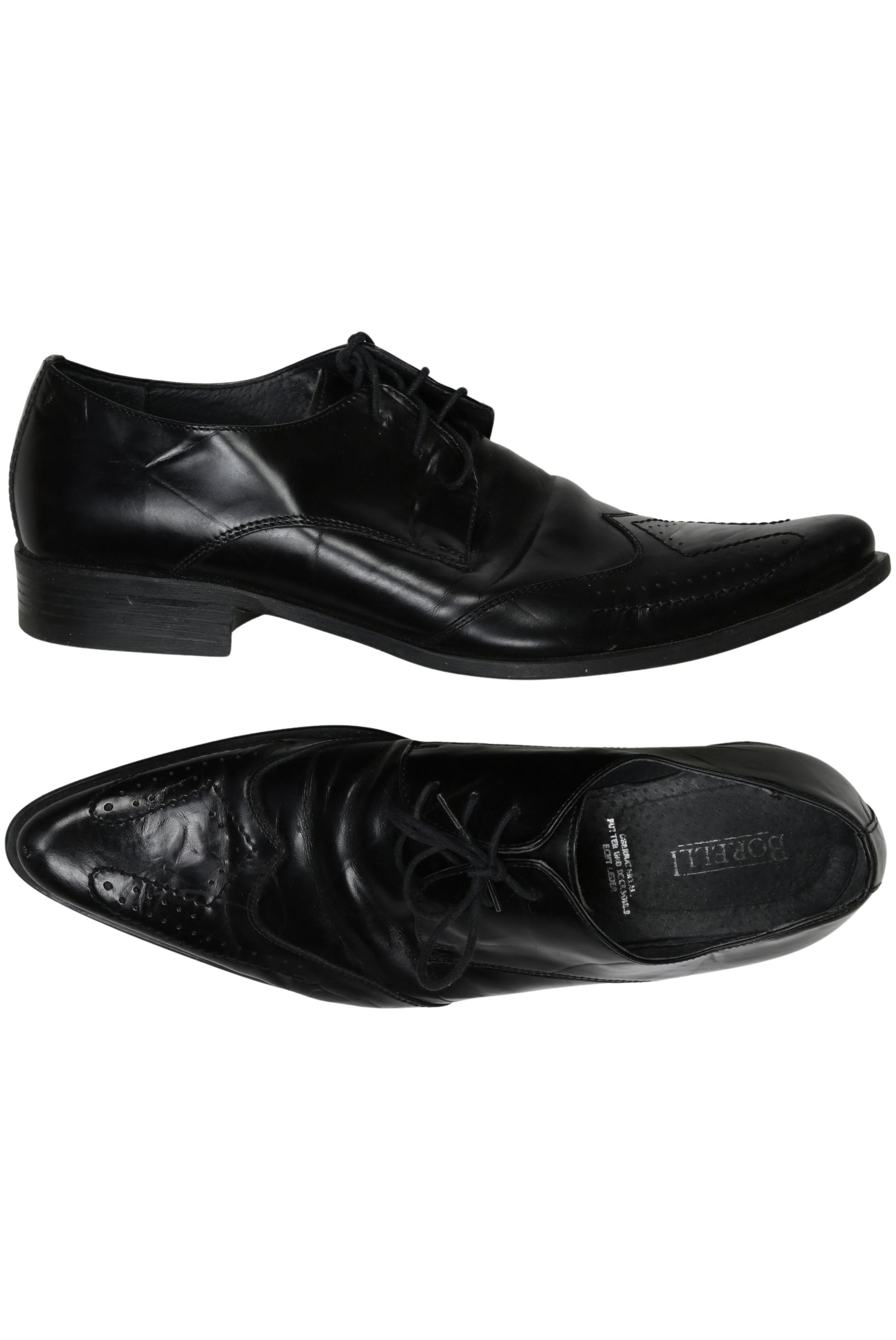 

Borelli Herren Halbschuh, schwarz, Gr. 44