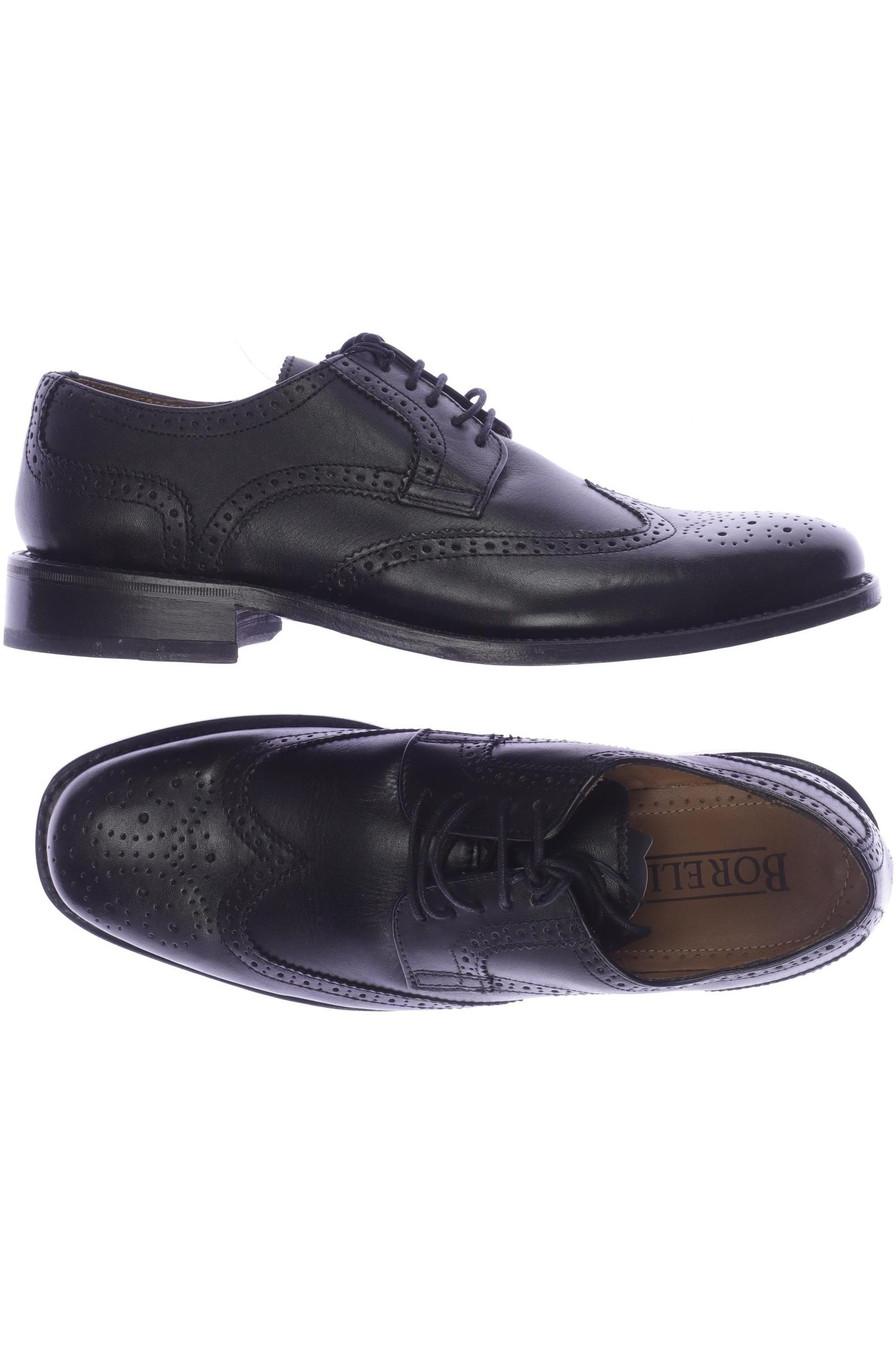 

Borelli Herren Halbschuh, schwarz