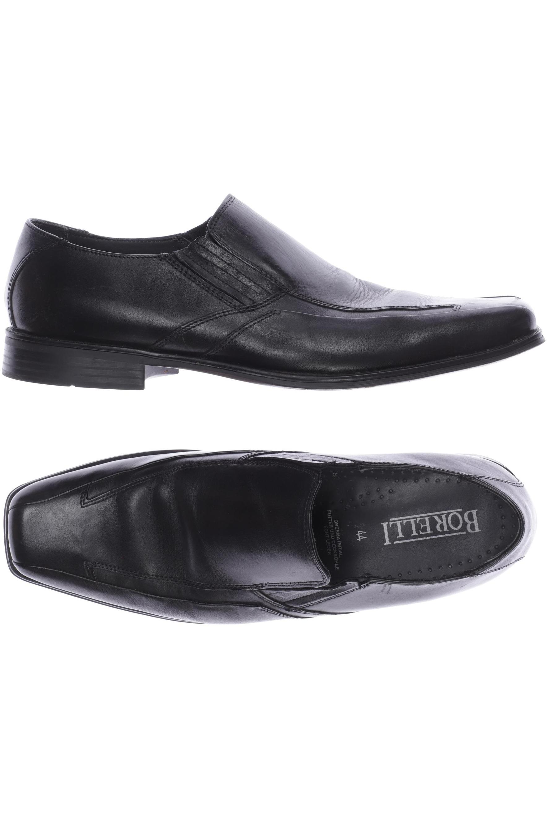 

Borelli Herren Halbschuh, schwarz, Gr. 44