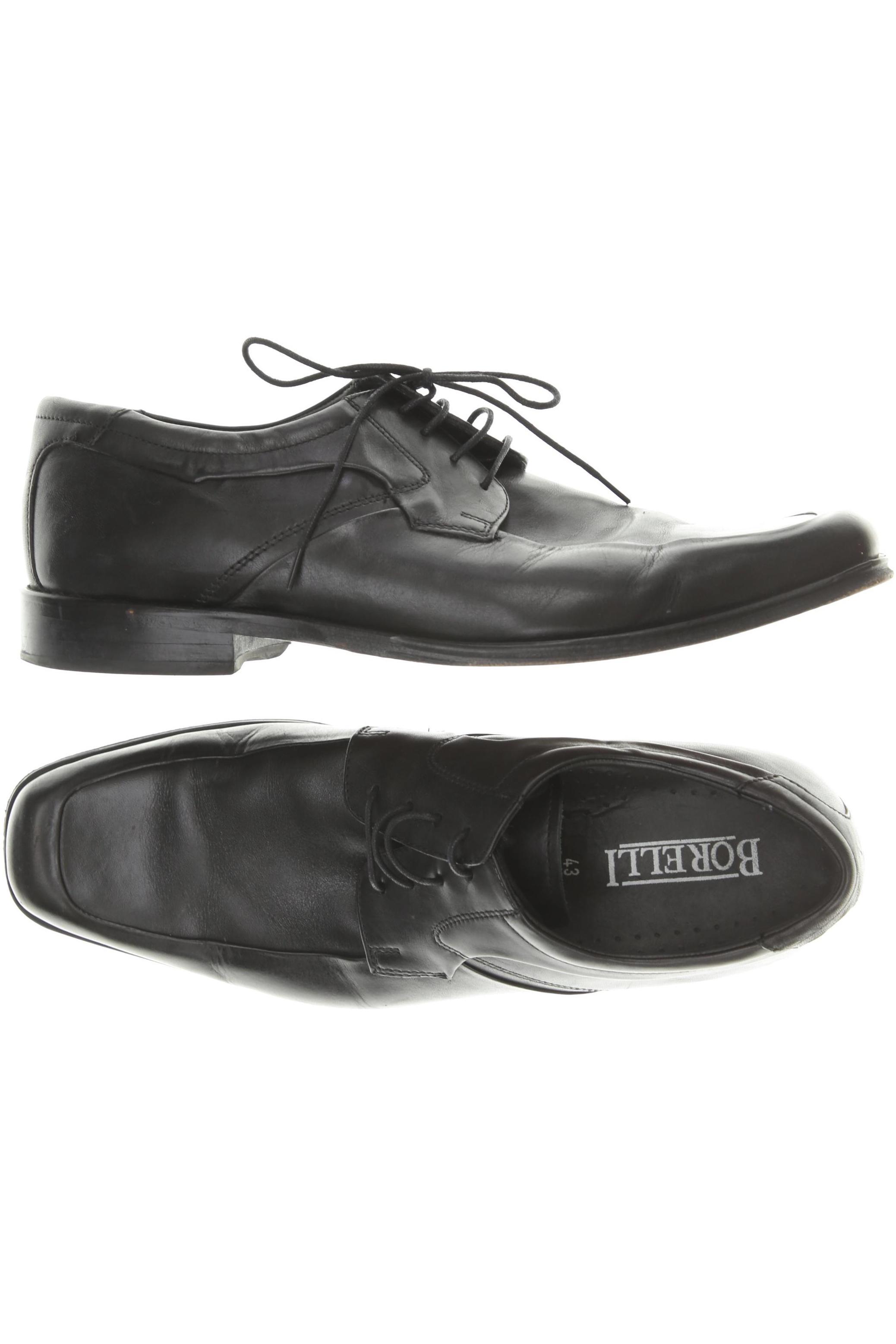 

Borelli Herren Halbschuh, schwarz, Gr. 43