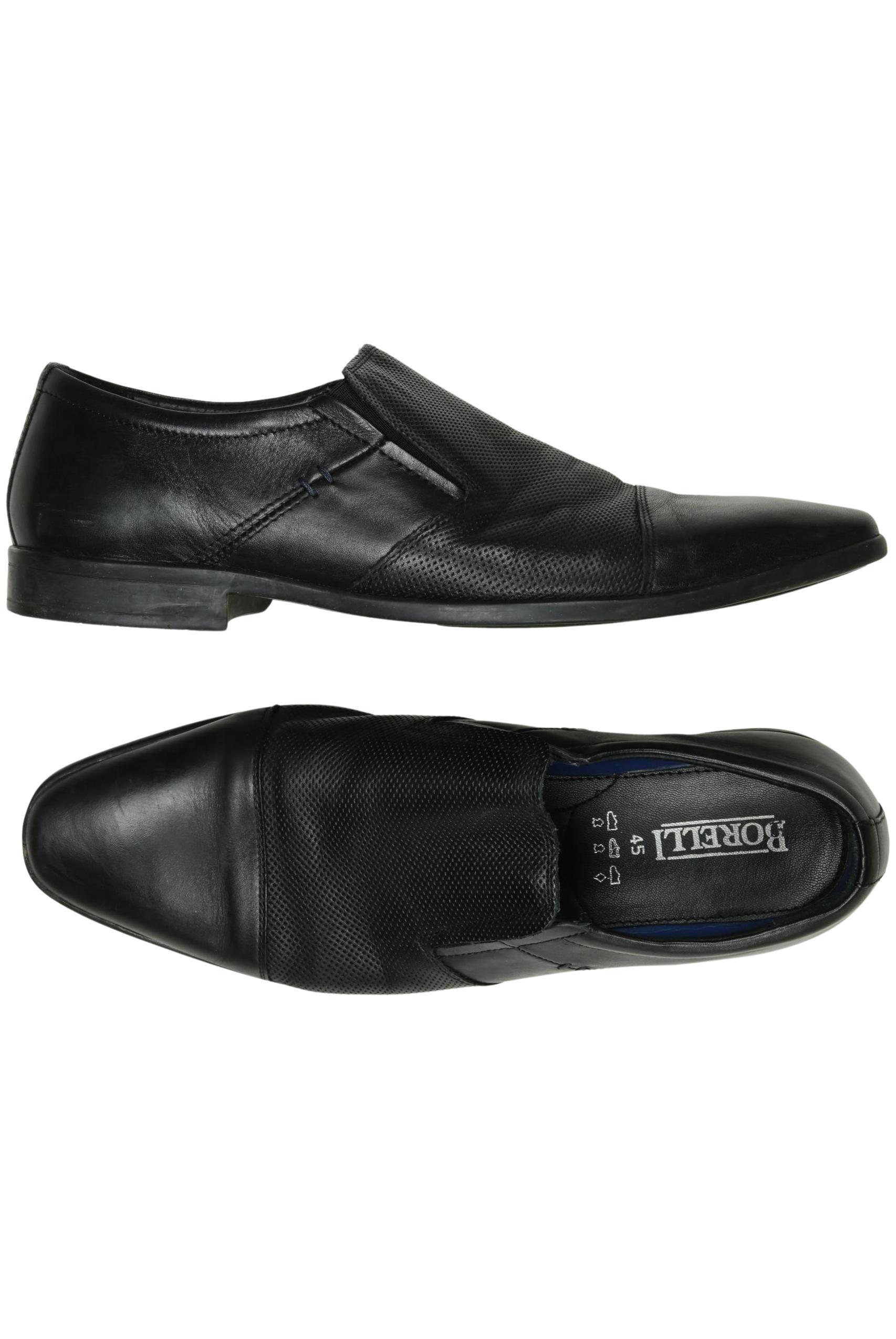 

Borelli Herren Halbschuh, schwarz, Gr. 45
