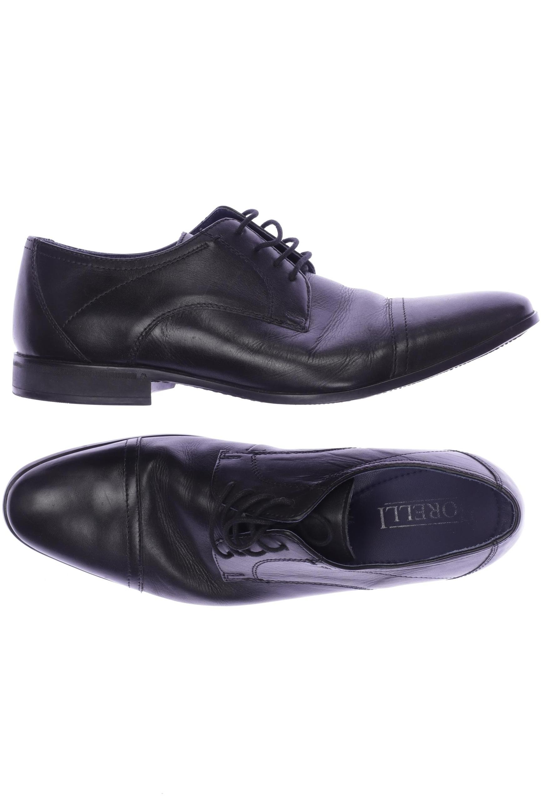 

Borelli Herren Halbschuh, schwarz, Gr. 44