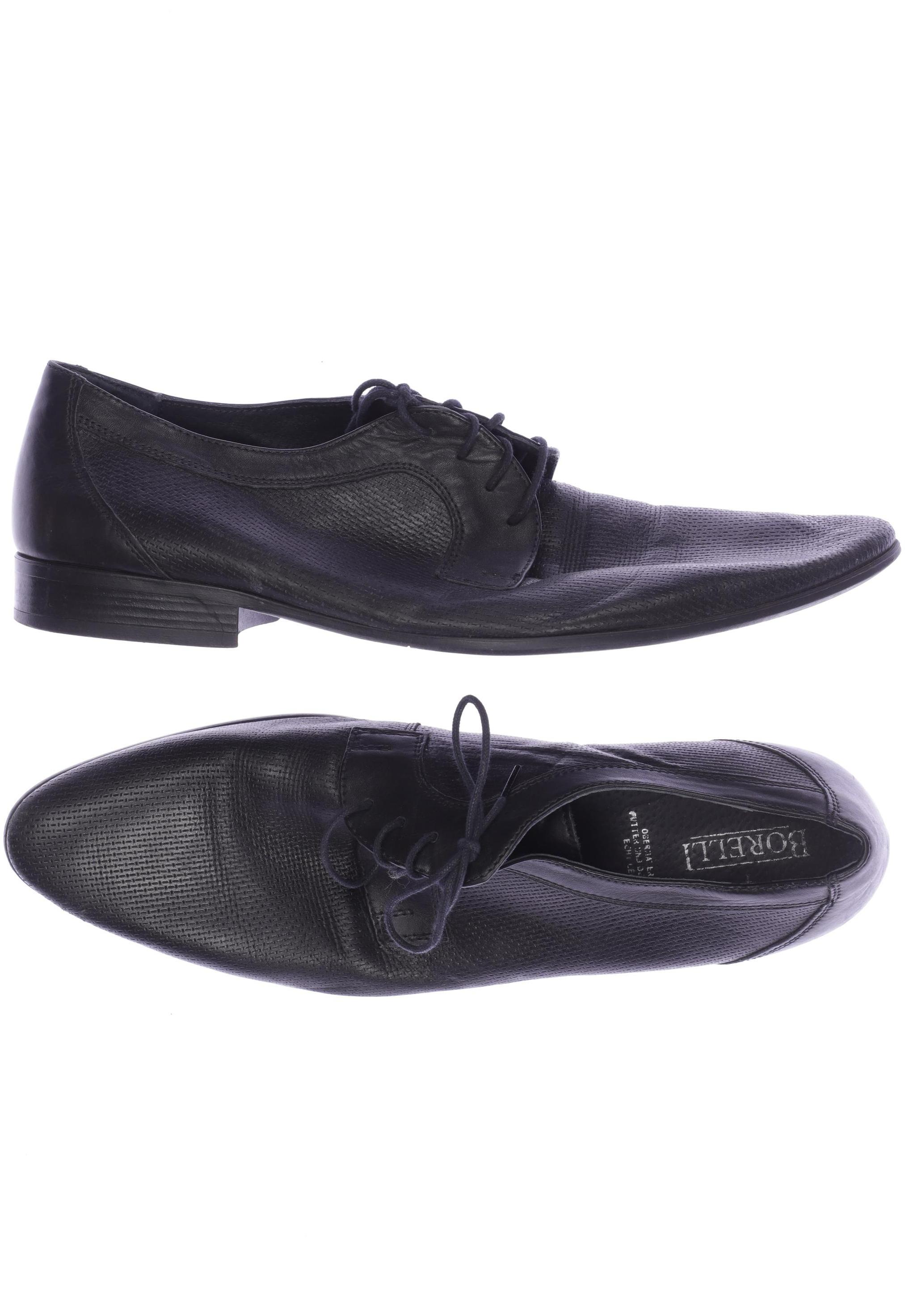 

Borelli Herren Halbschuh, schwarz, Gr. 43