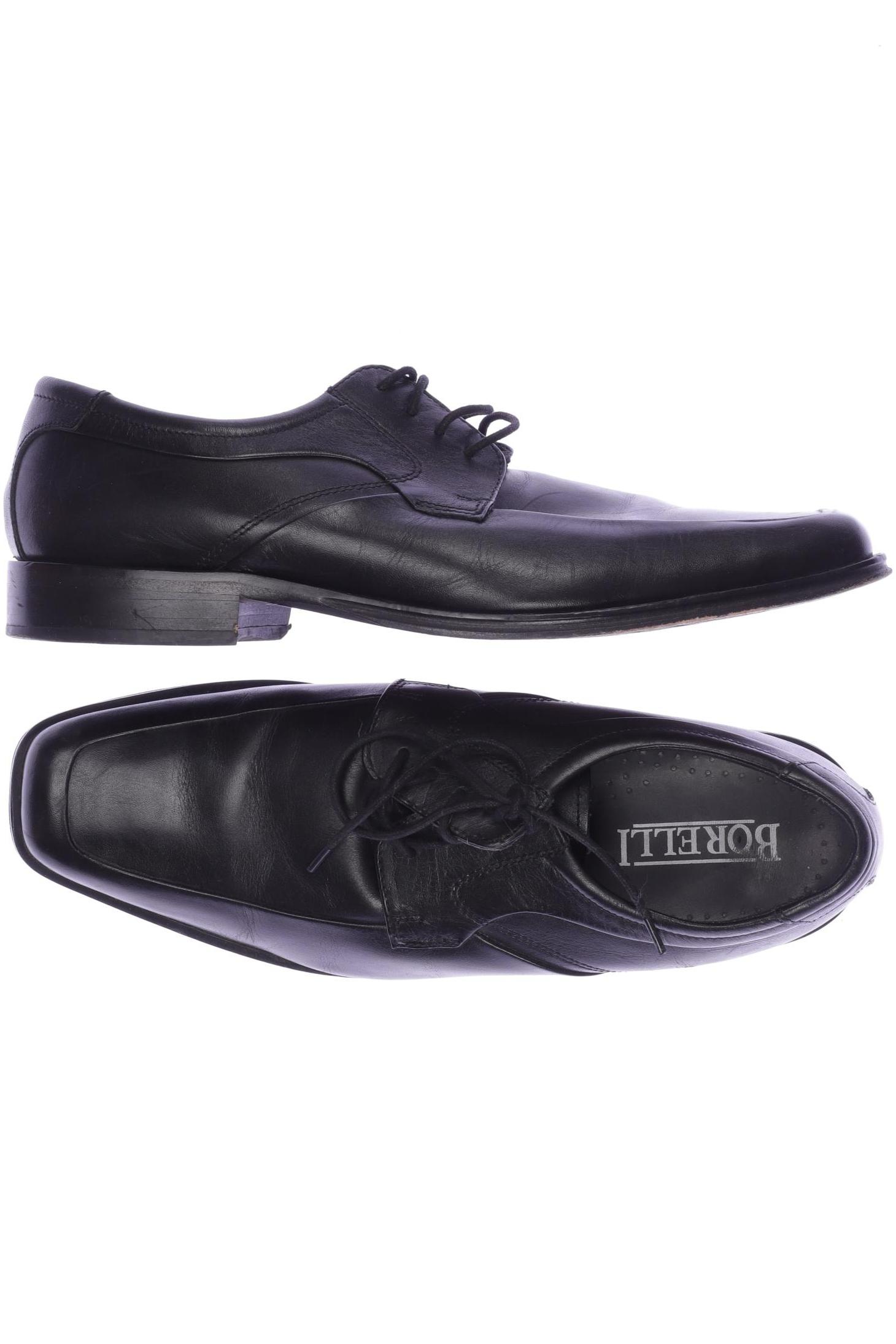 

Borelli Herren Halbschuh, schwarz, Gr. 43