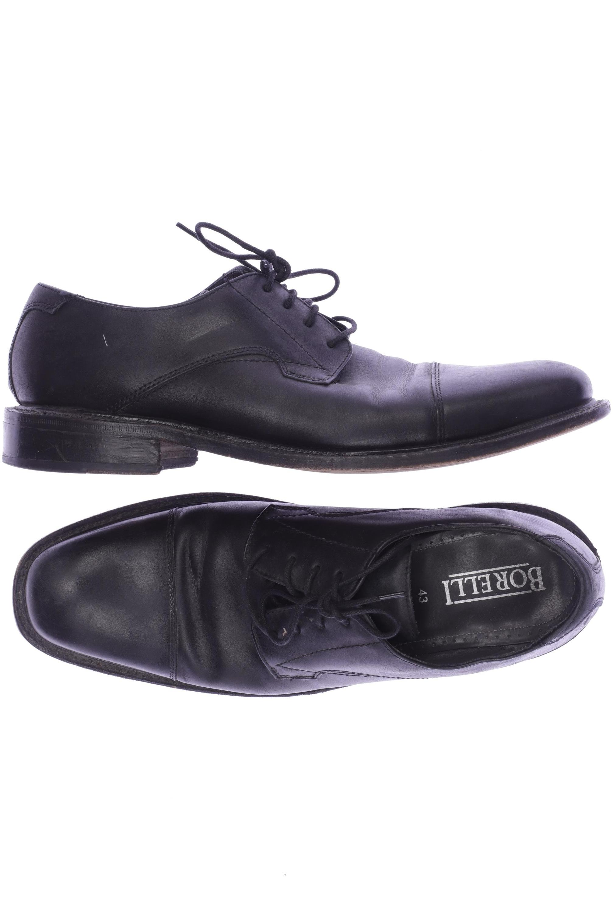 

Borelli Herren Halbschuh, schwarz, Gr. 43