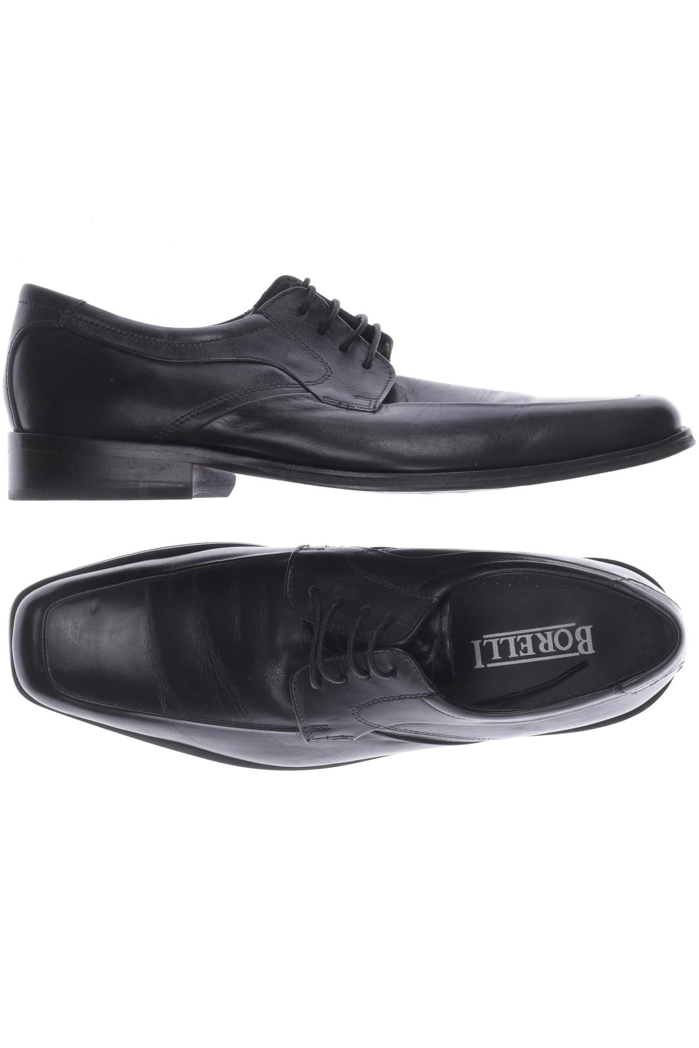 

Borelli Herren Halbschuh, schwarz, Gr. 43