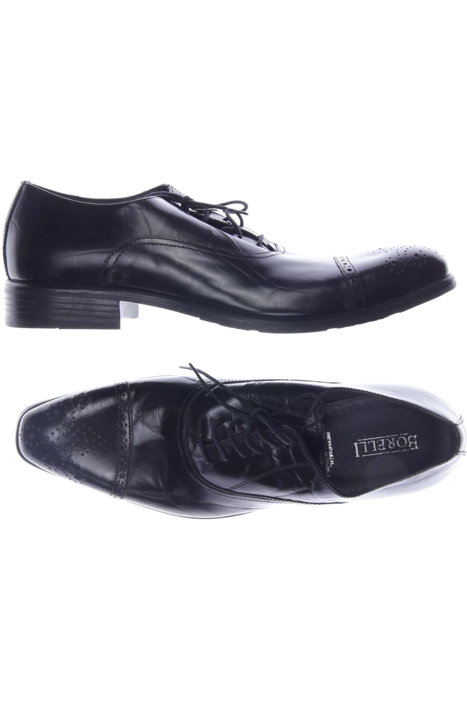 

Borelli Herren Halbschuh, schwarz, Gr. 41