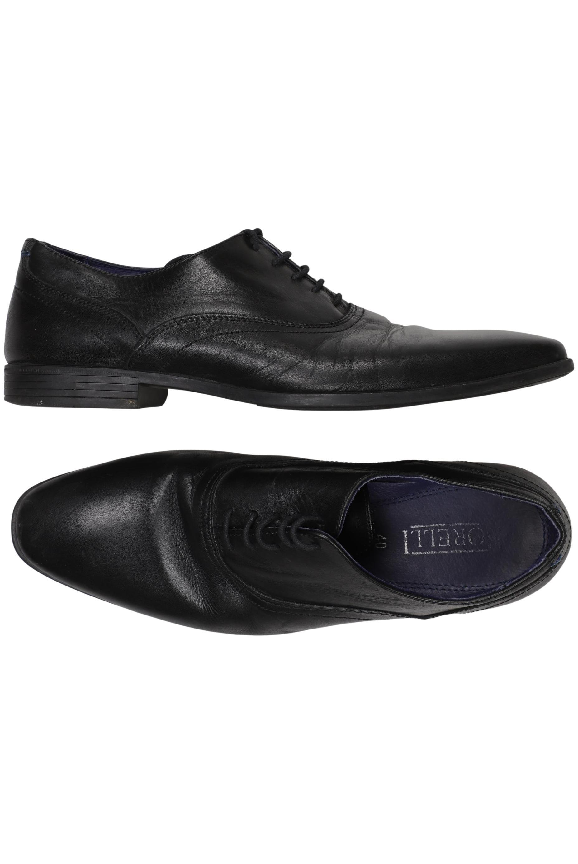 

Borelli Herren Halbschuh, schwarz, Gr. 40